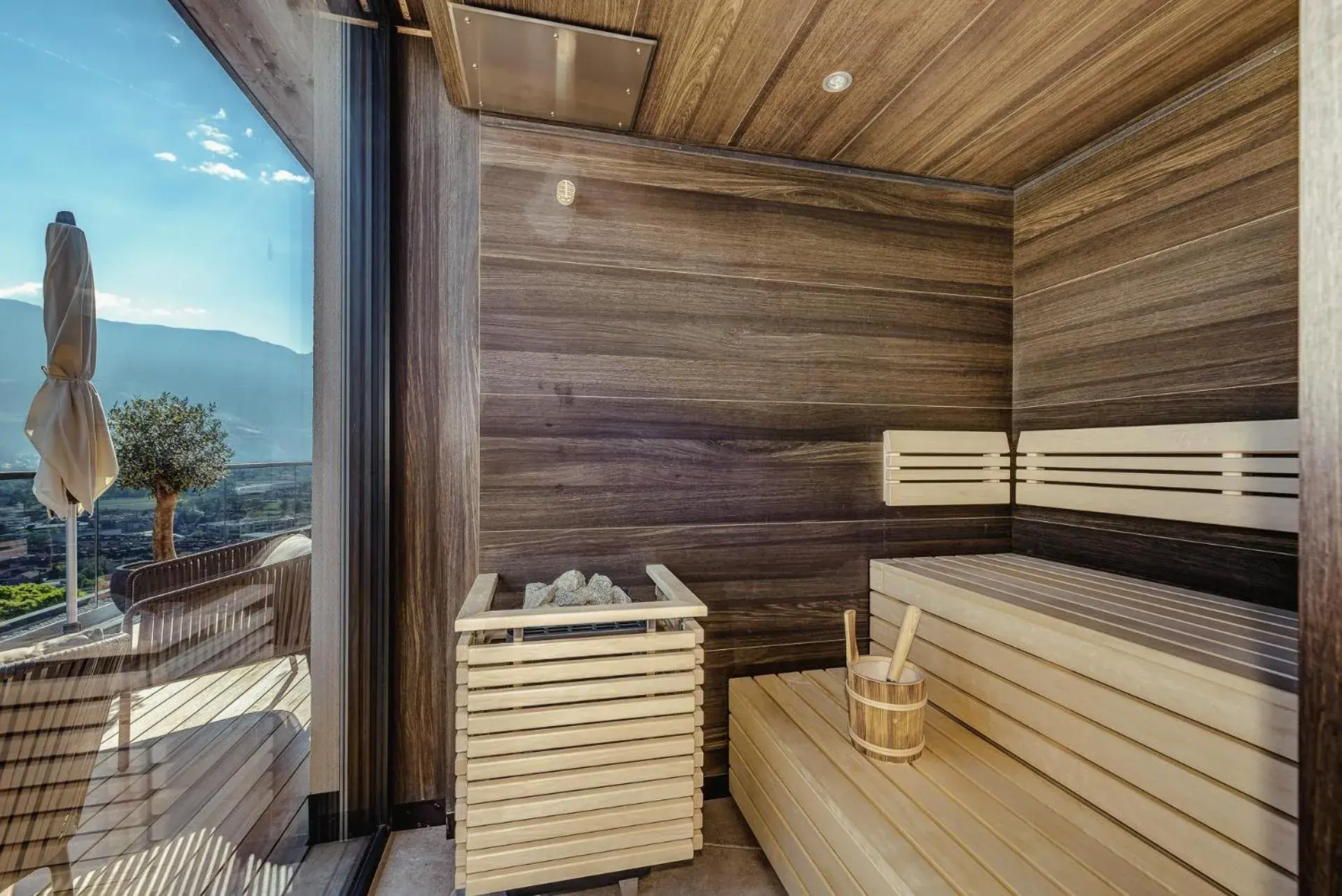 Sauna in La Maiena Meran Resort