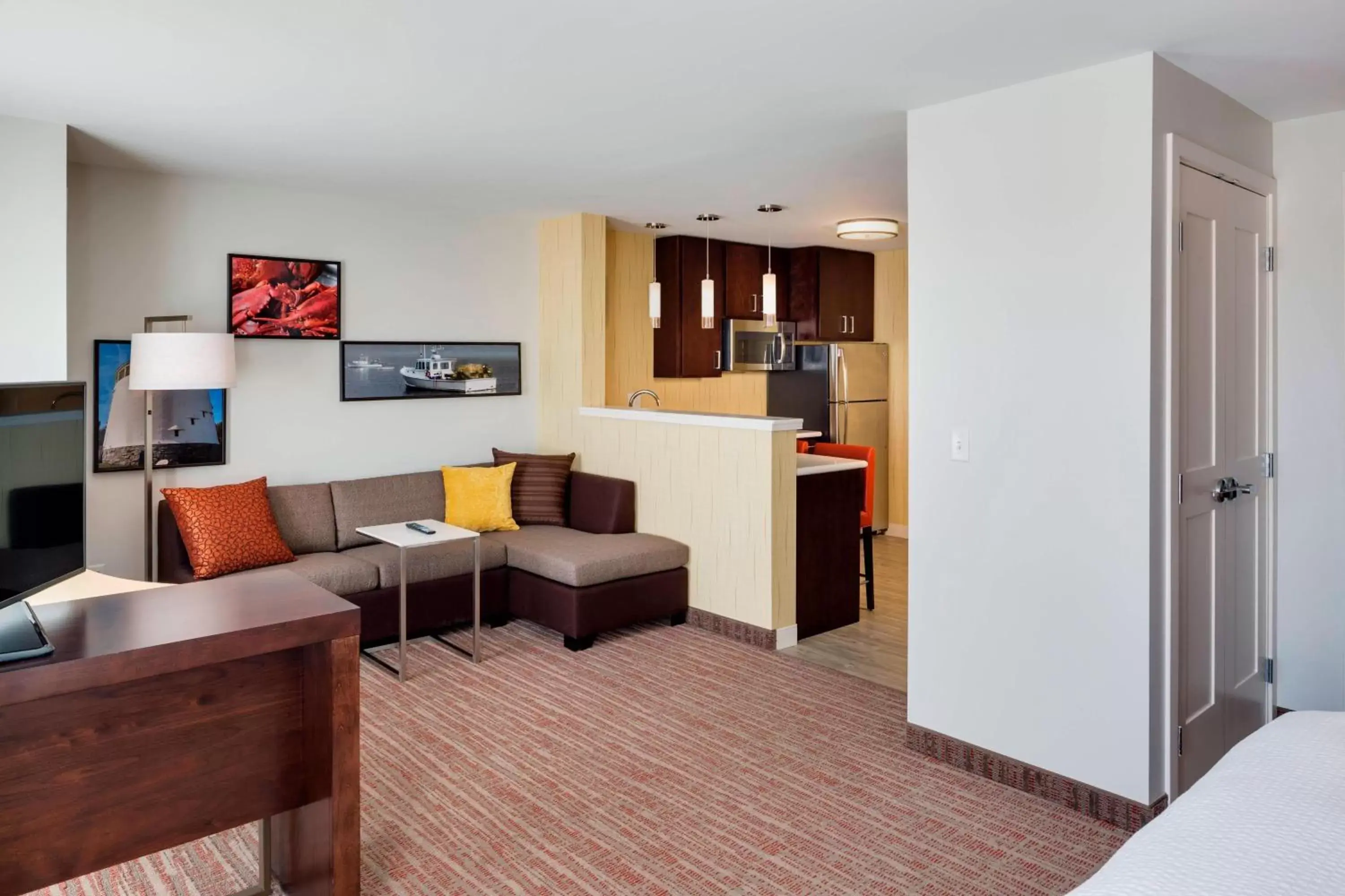 Living room, Seating Area in Residence Inn by Marriott Bangor