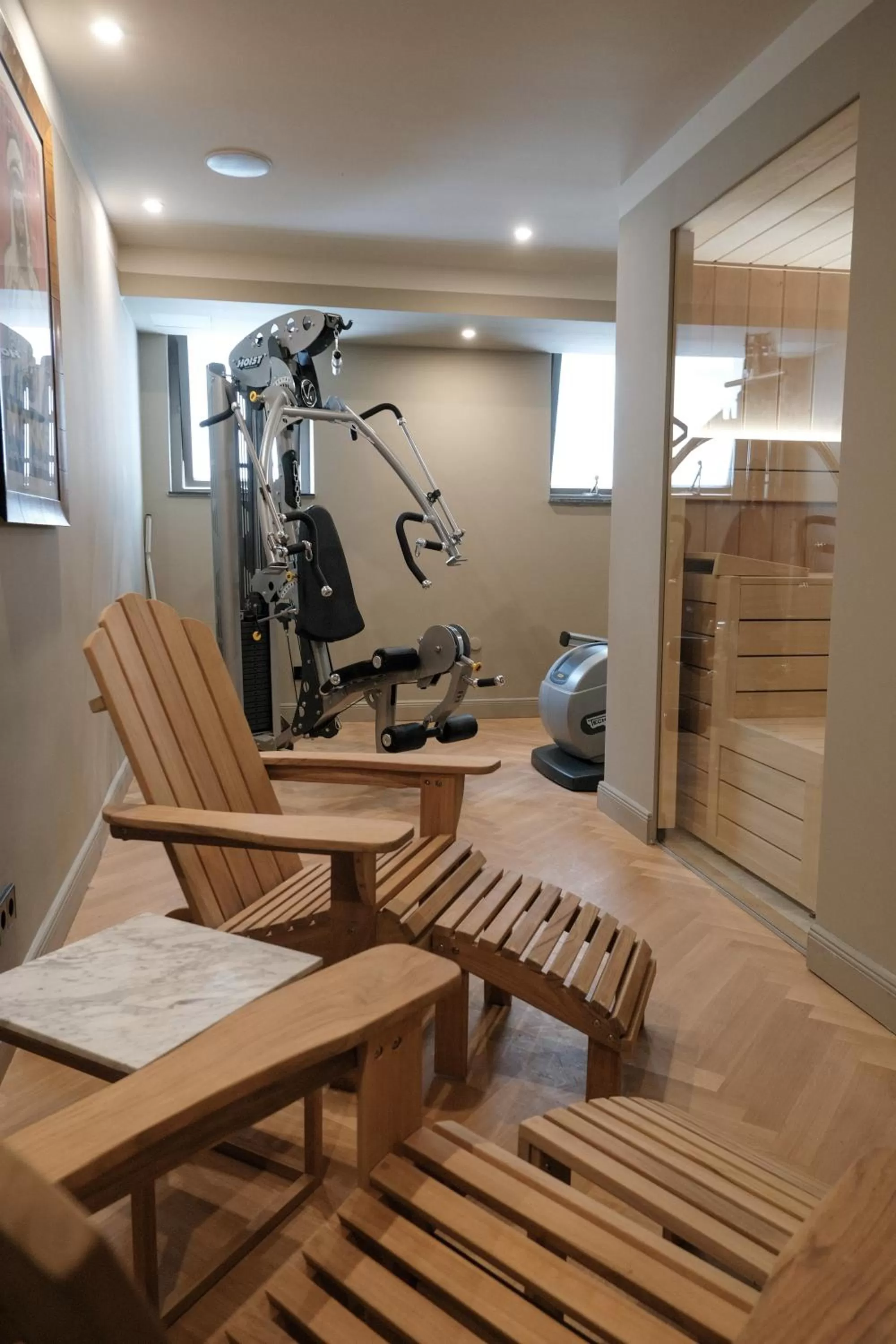 Sauna in Mimosa Hotel