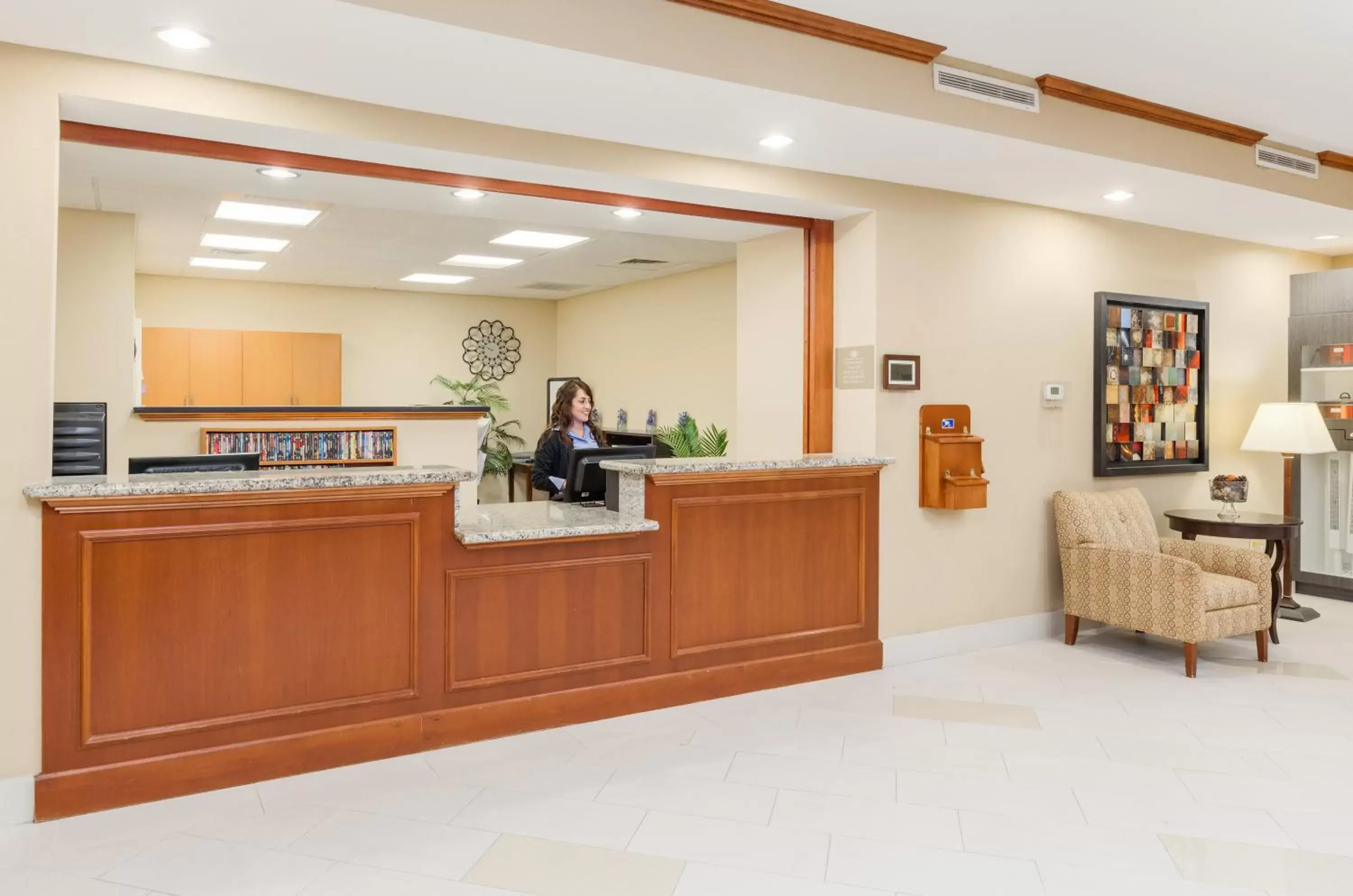 Lobby or reception, Lobby/Reception in Candlewood Suites Houston I-10 East, an IHG Hotel