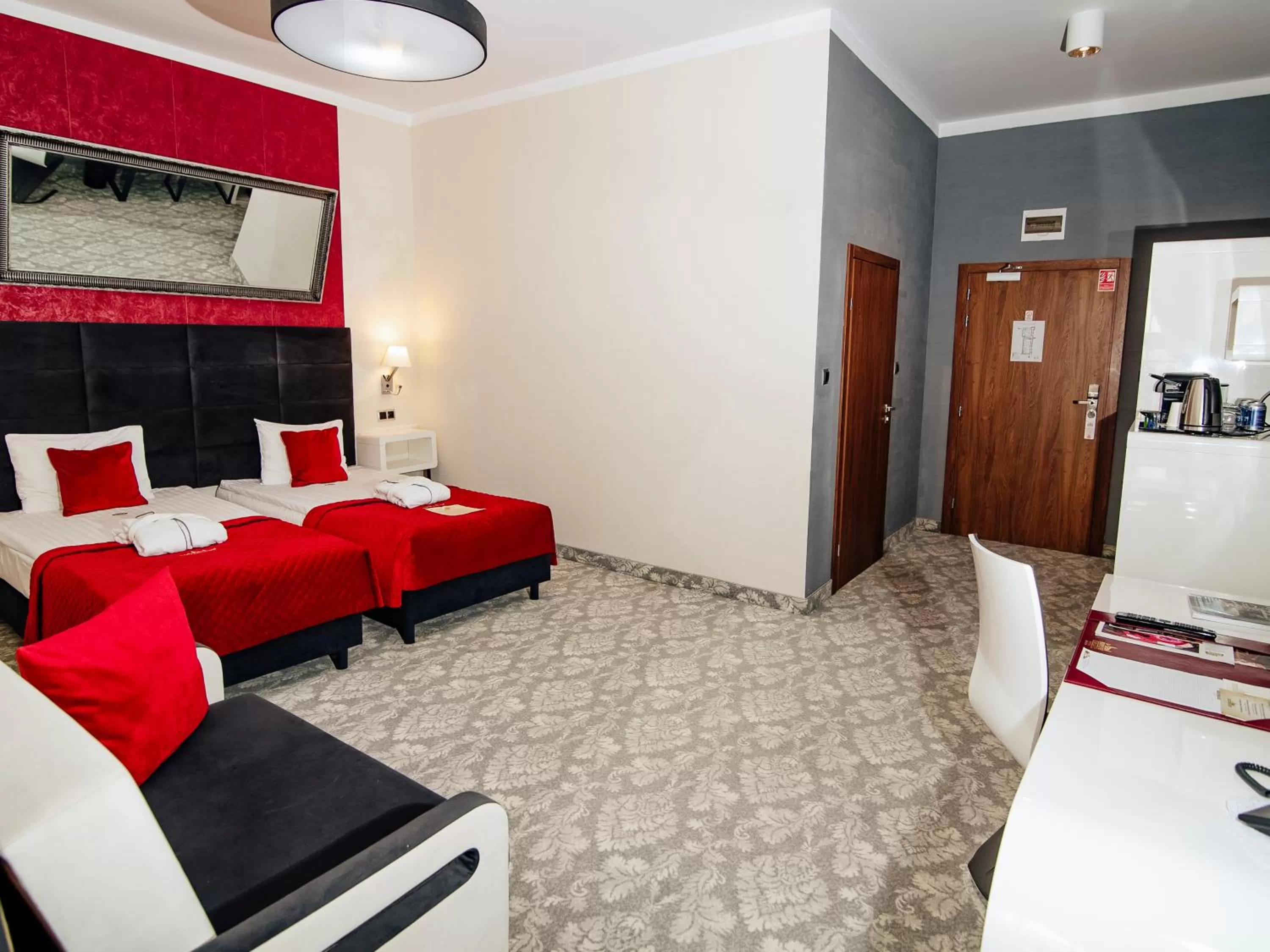 Bed in Hotel Zamek Gniew