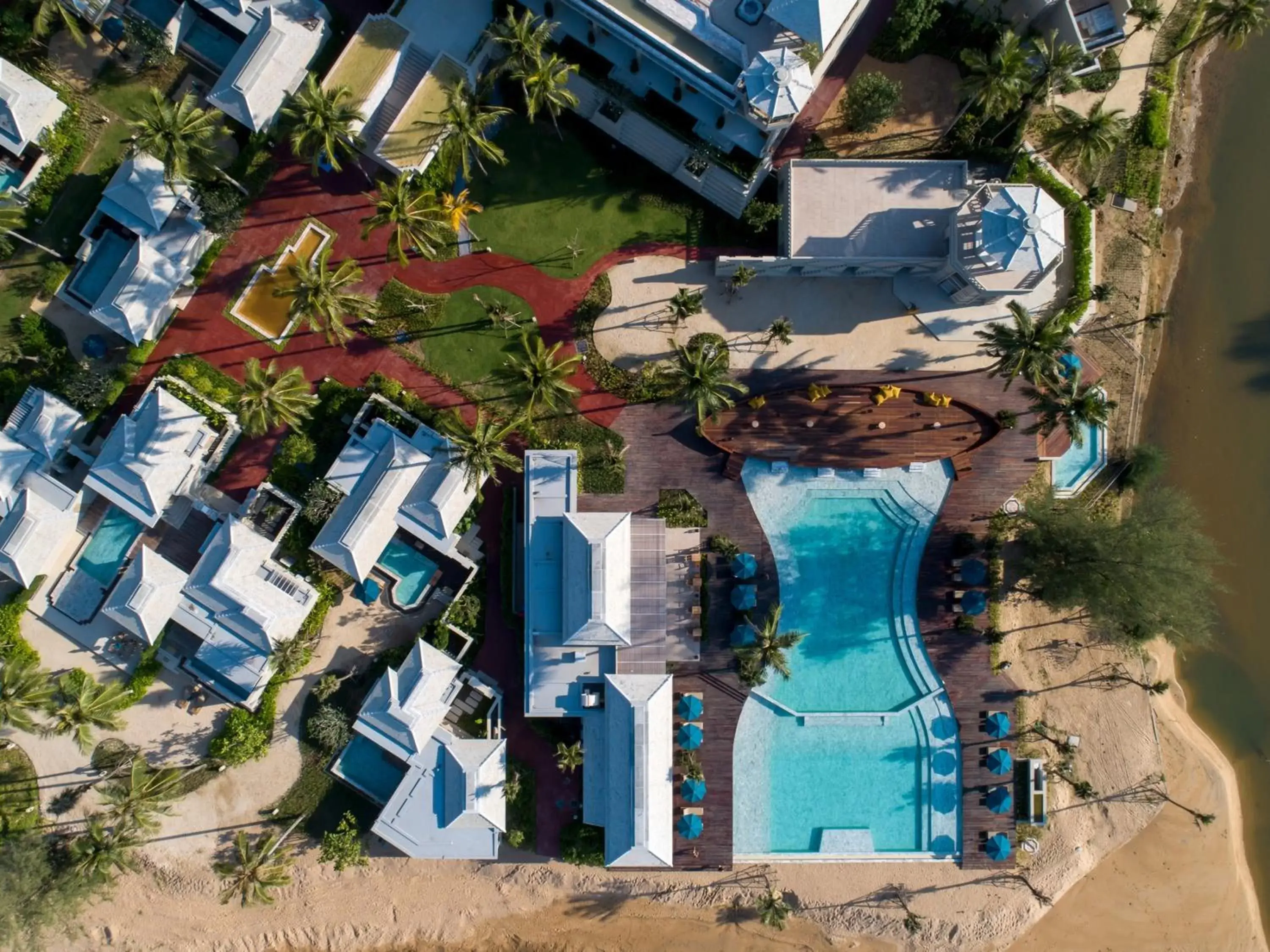 Bird's eye view, Bird's-eye View in Devasom Khao Lak Beach Resort & Villas