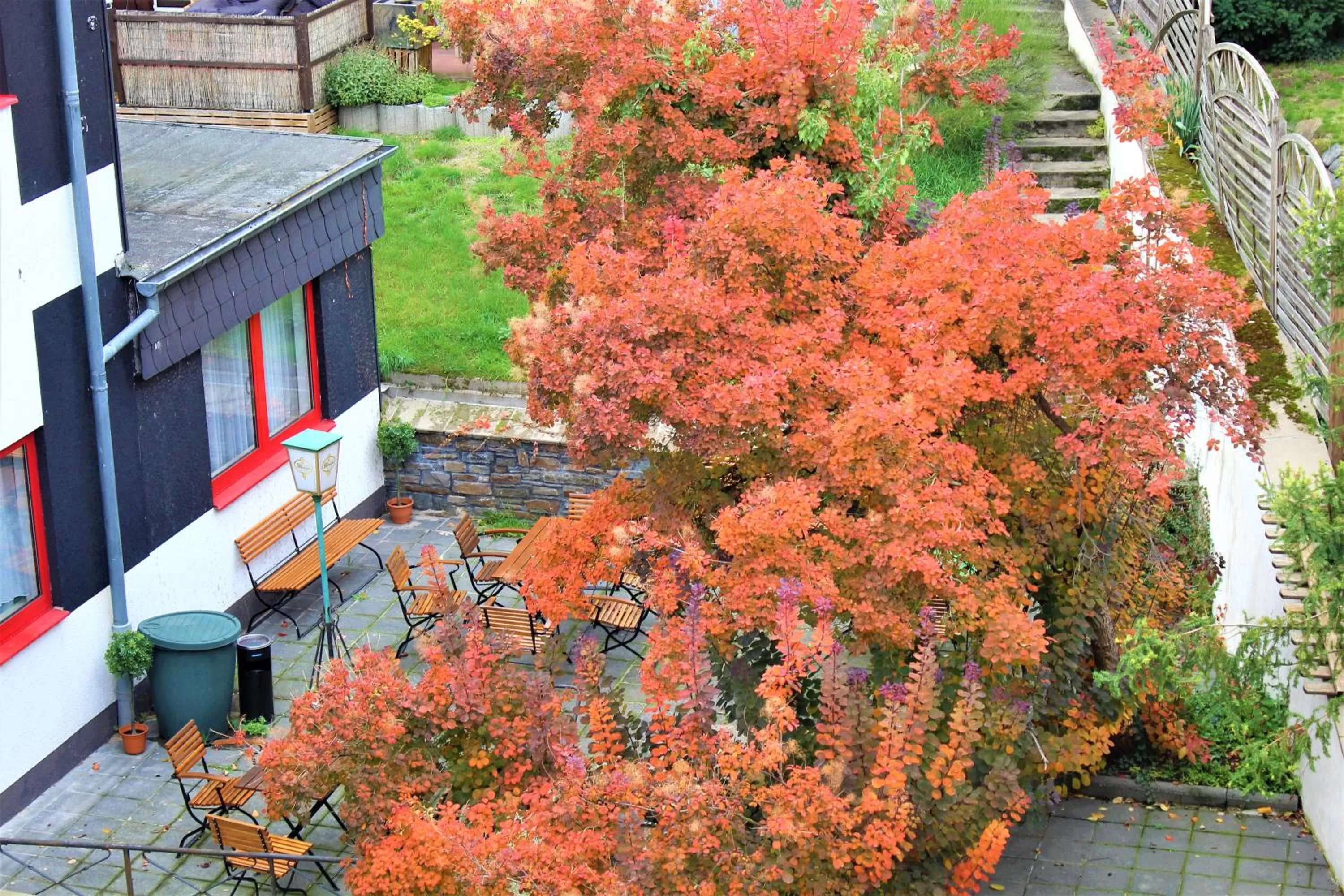 Balcony/Terrace in Hotel Simonis Koblenz