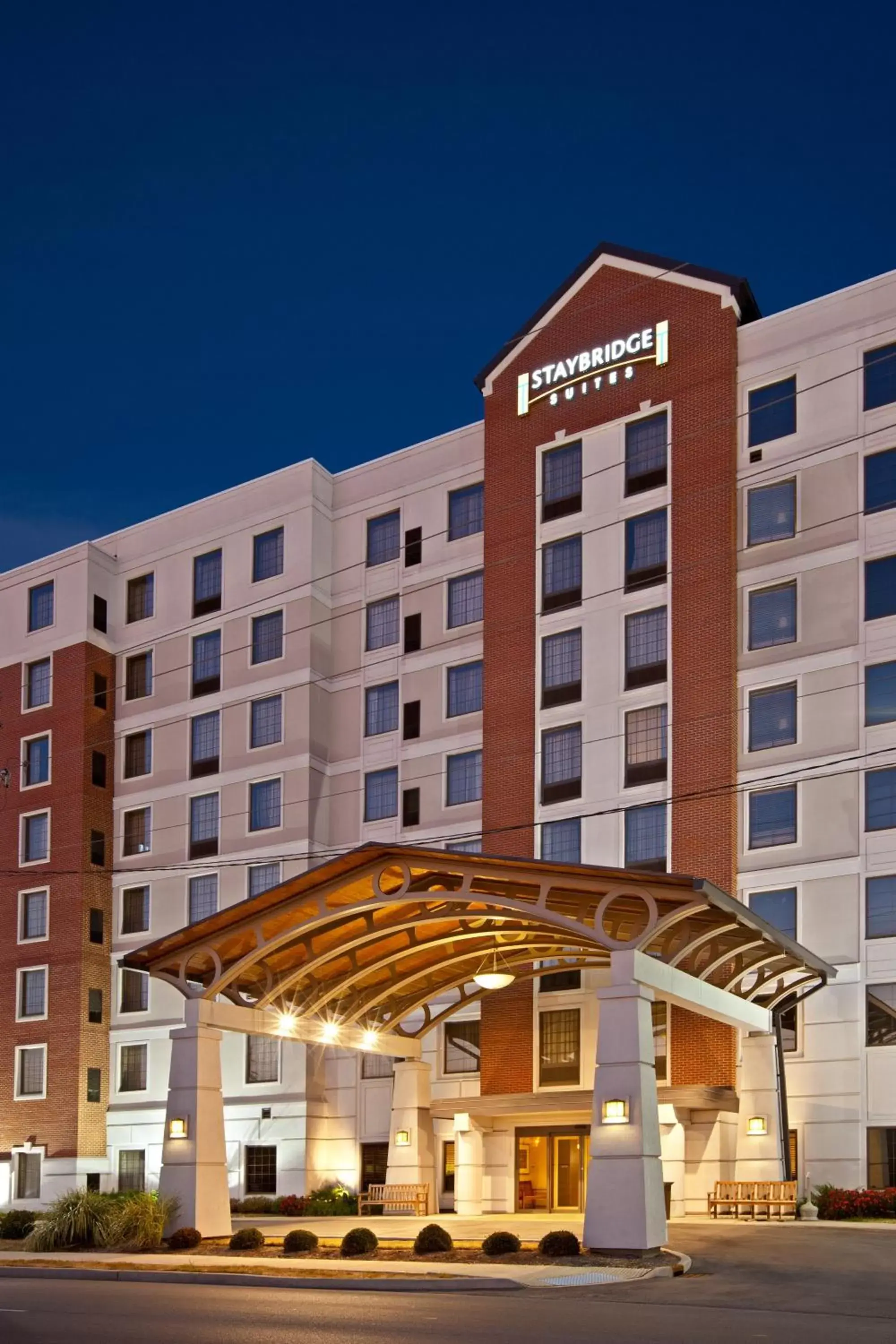 Property building in Staybridge Suites Indianapolis Downtown-Convention Center, an IHG Hotel