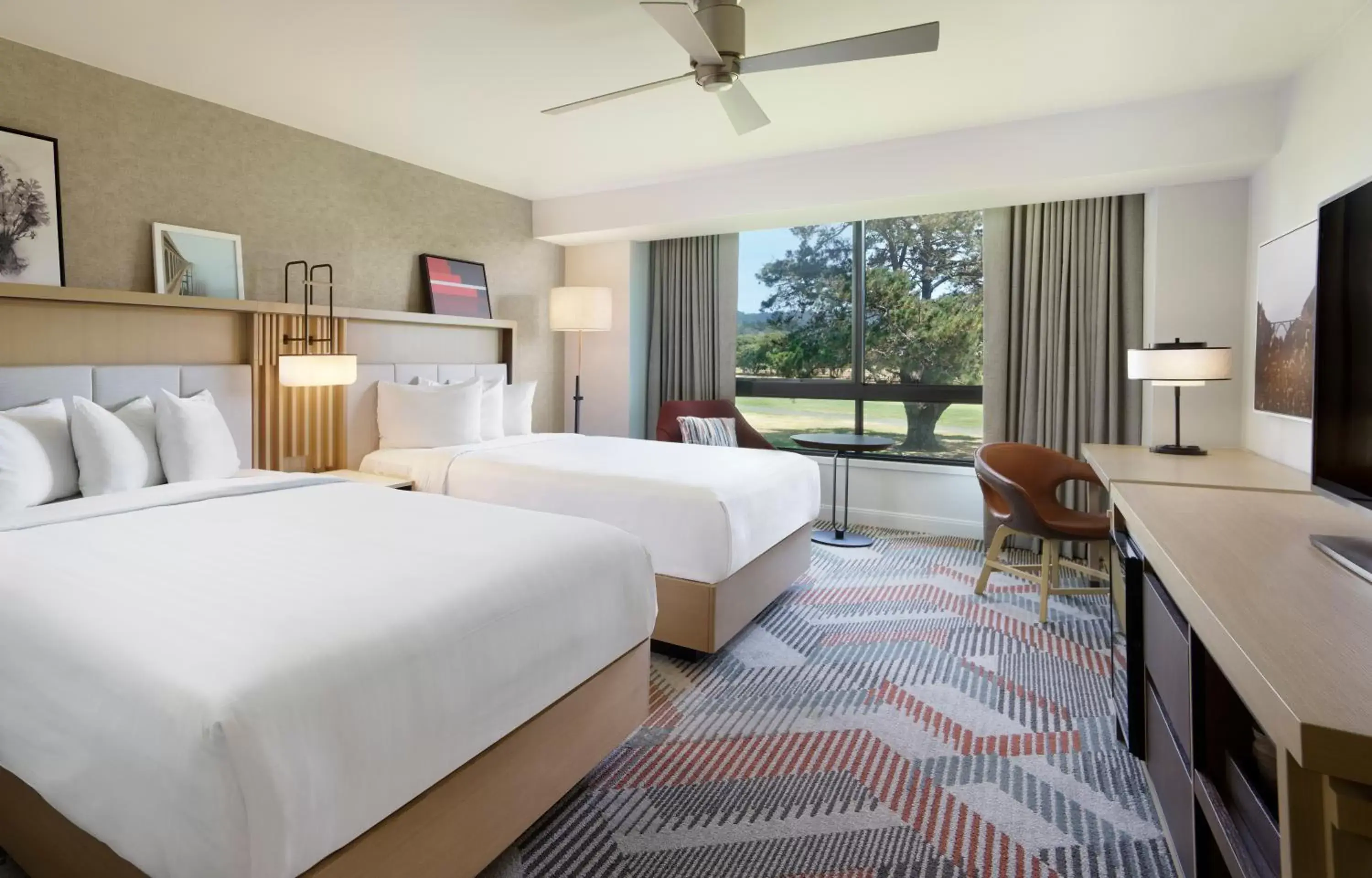 Queen Room with Two Queen Beds and Golf View in Hyatt Regency Monterey Hotel and Spa