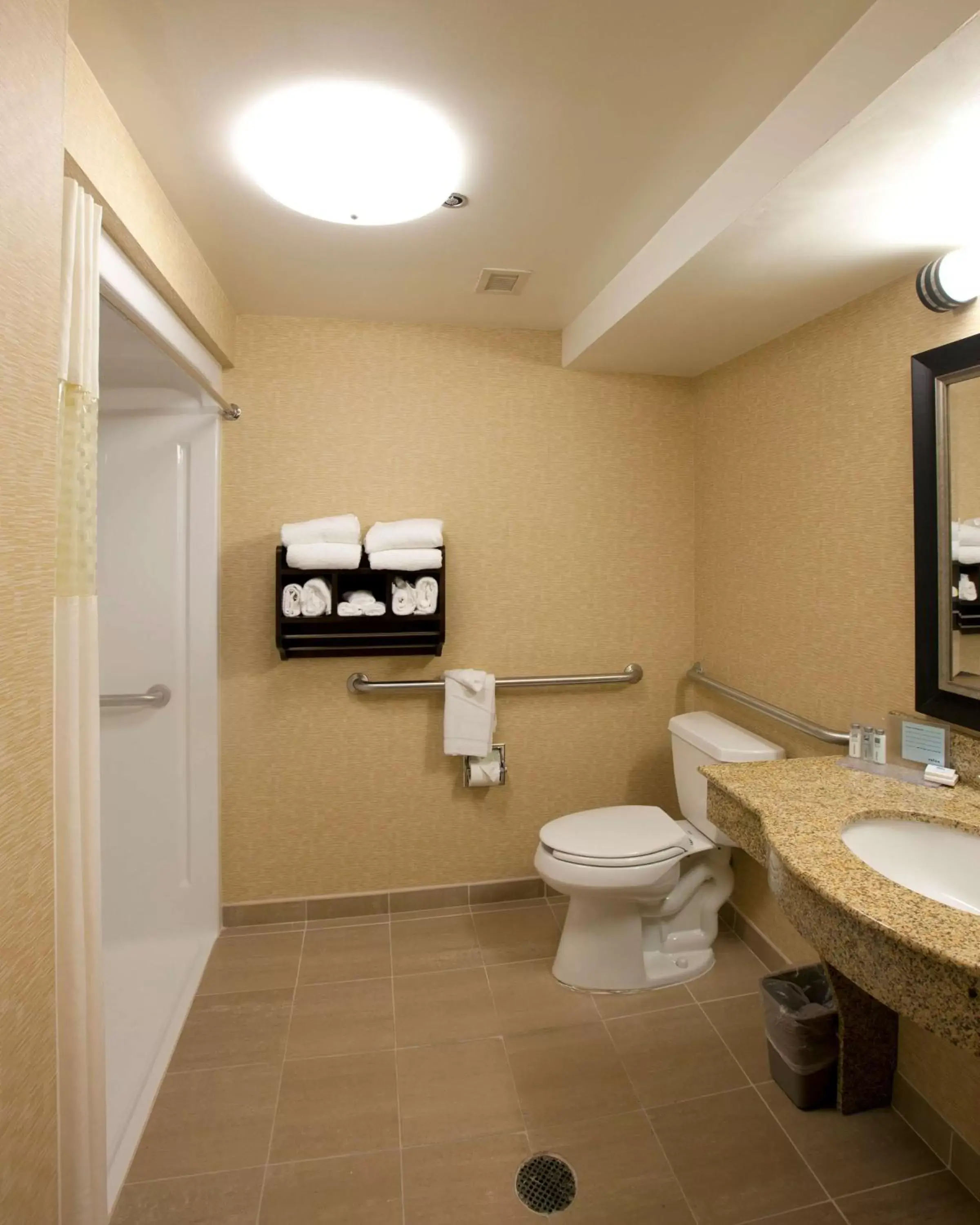 Bathroom in Hampton Inn Lexington Park