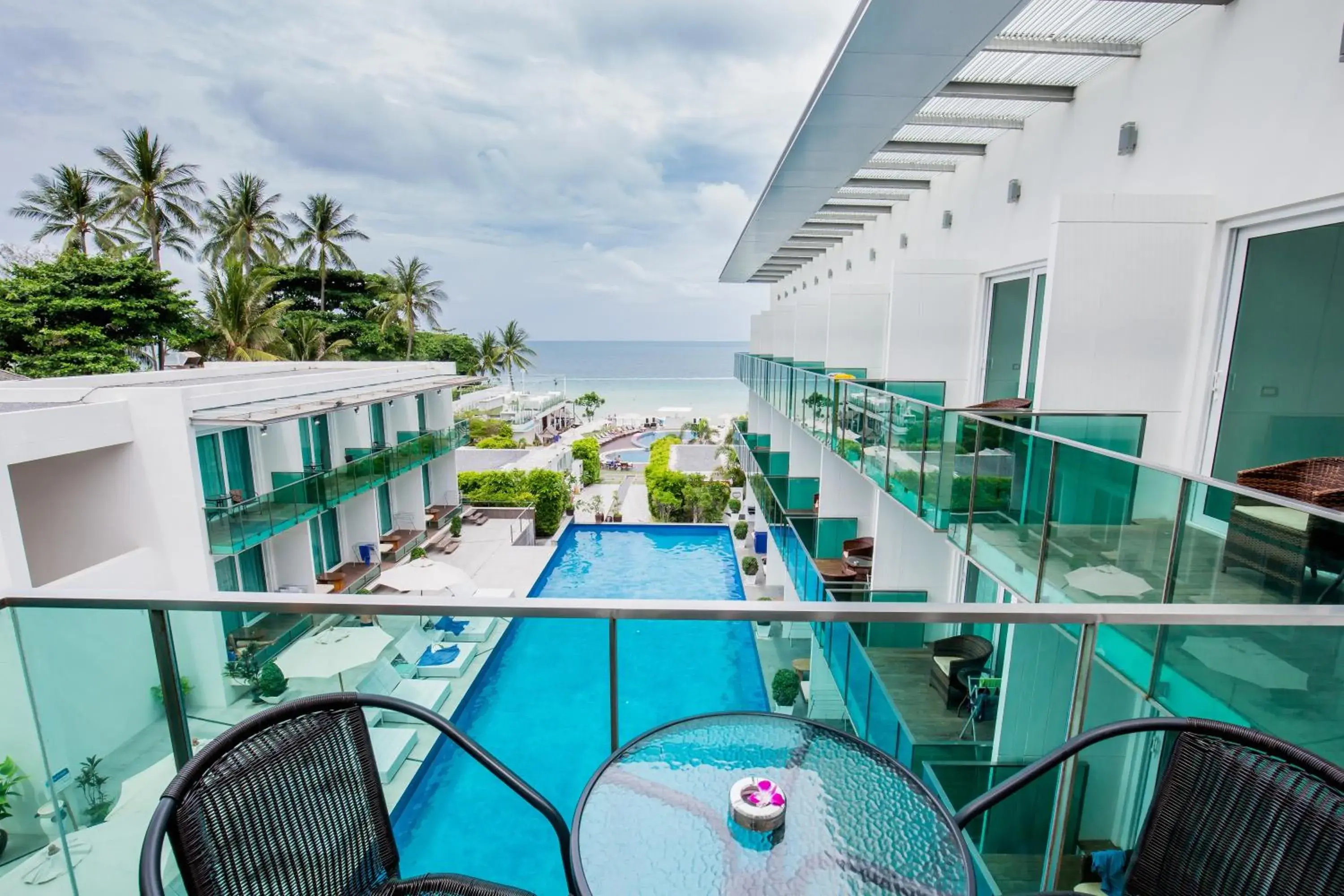 Sea view, Balcony/Terrace in KC Beach Club & Pool Villas