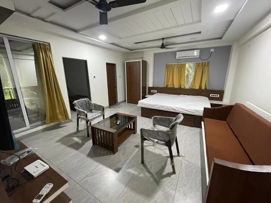 Bed in Sea View Beach Resort