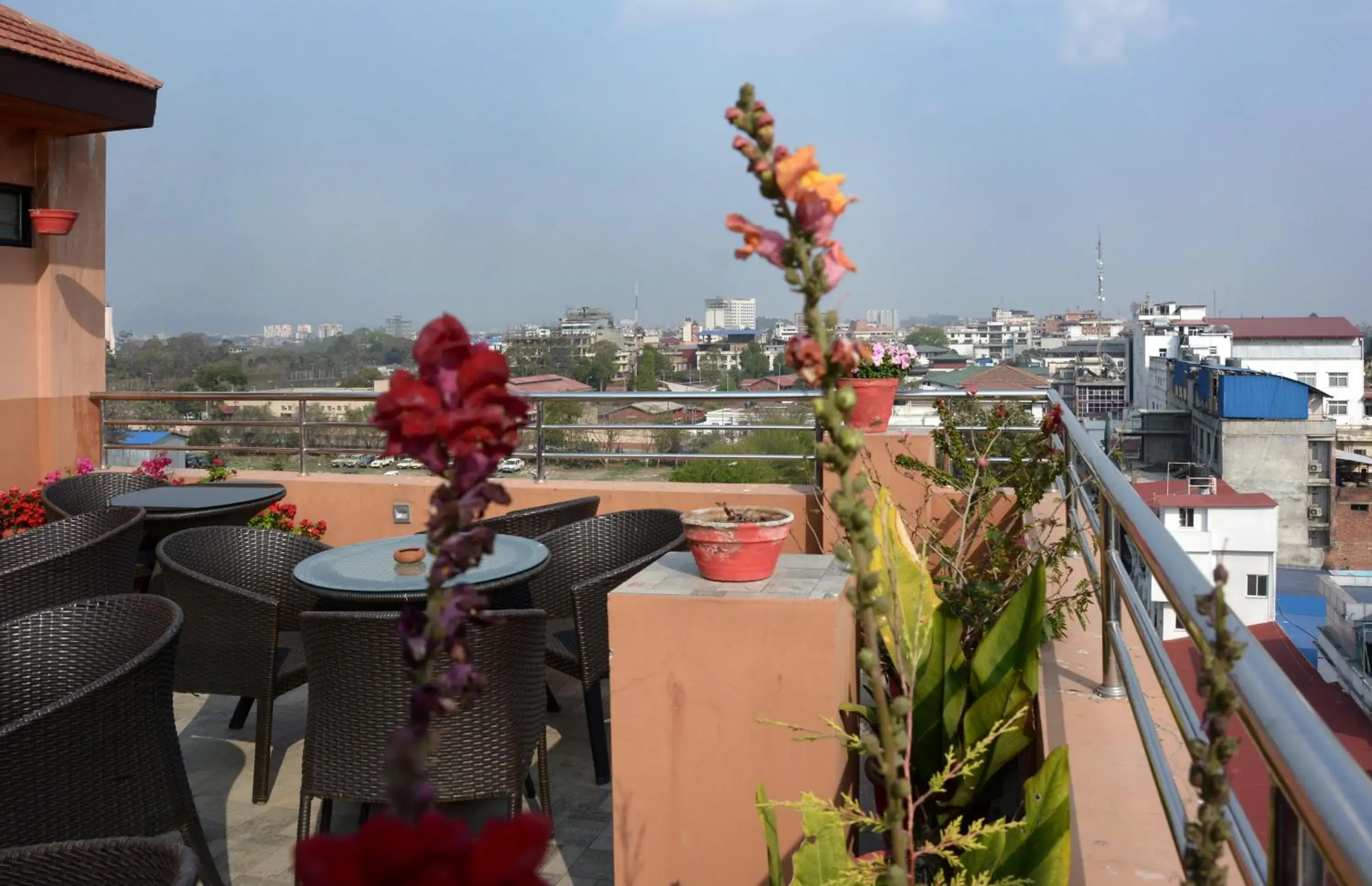 Garden, Balcony/Terrace in Kasthamandap Boutique Hotel