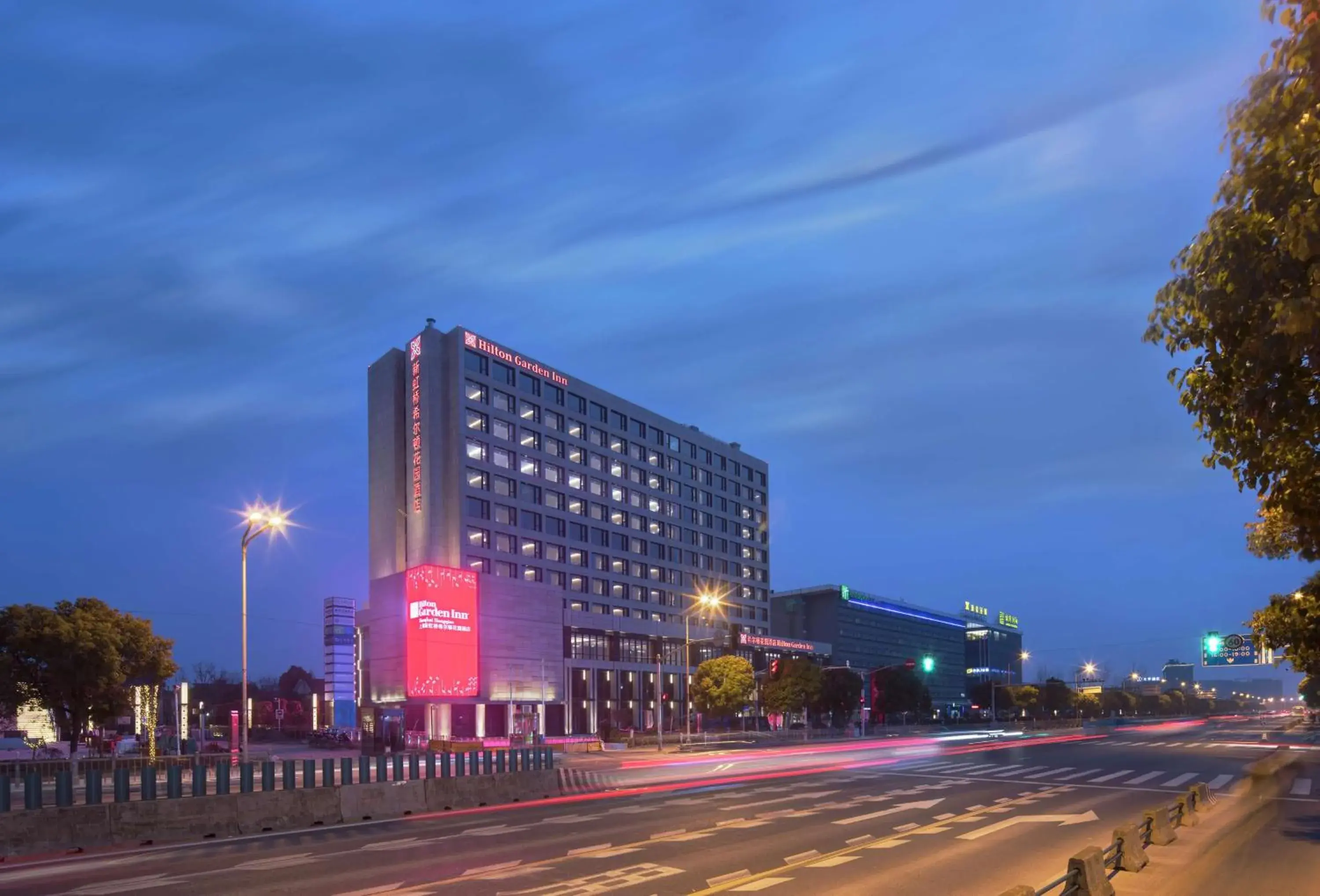 Property building in Hilton Garden Inn Shanghai Hongqiao NECC Property building in Hilton Garden Inn Shanghai Hongqiao NECC