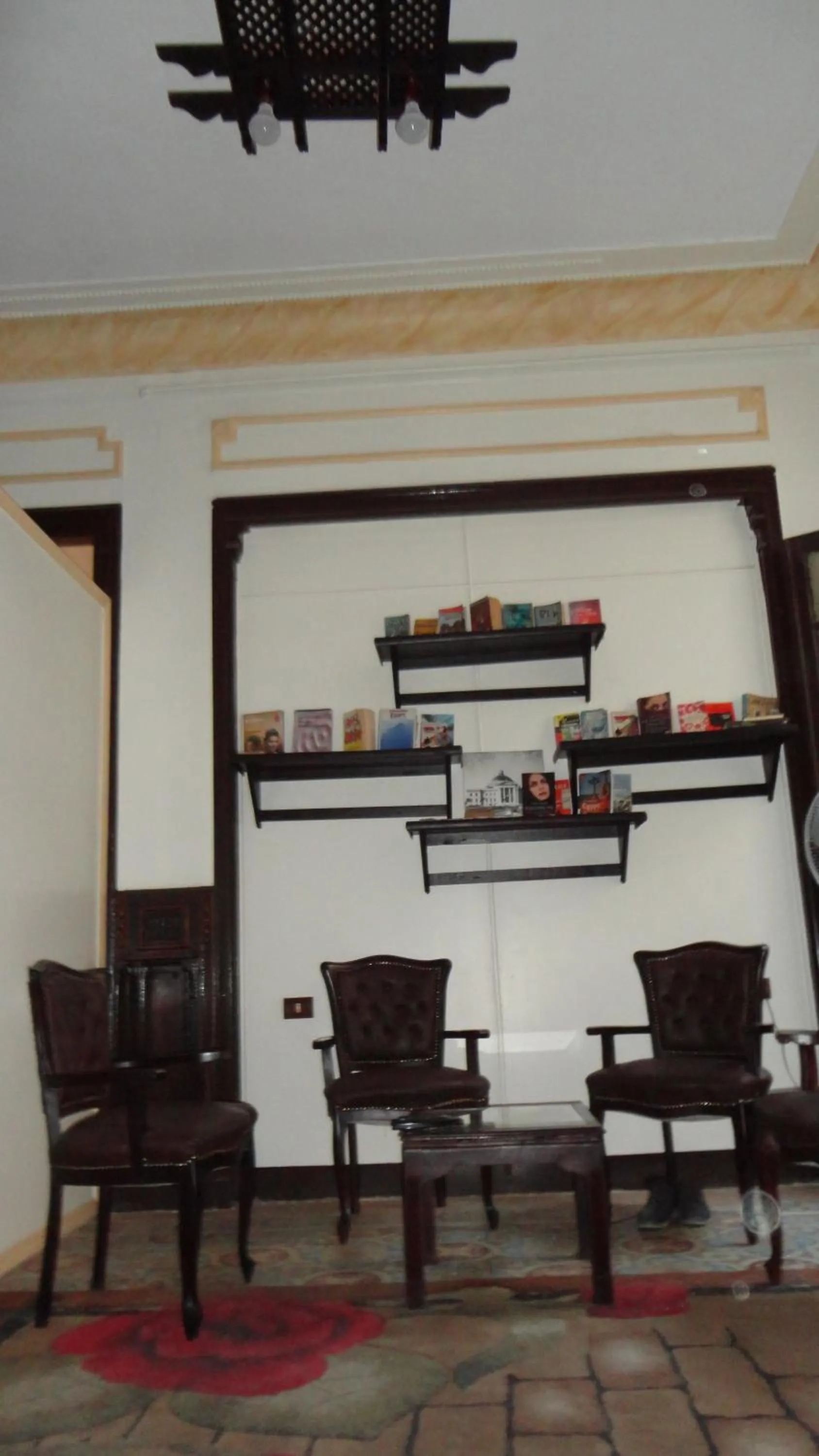 Library in Cecilia Hostel
