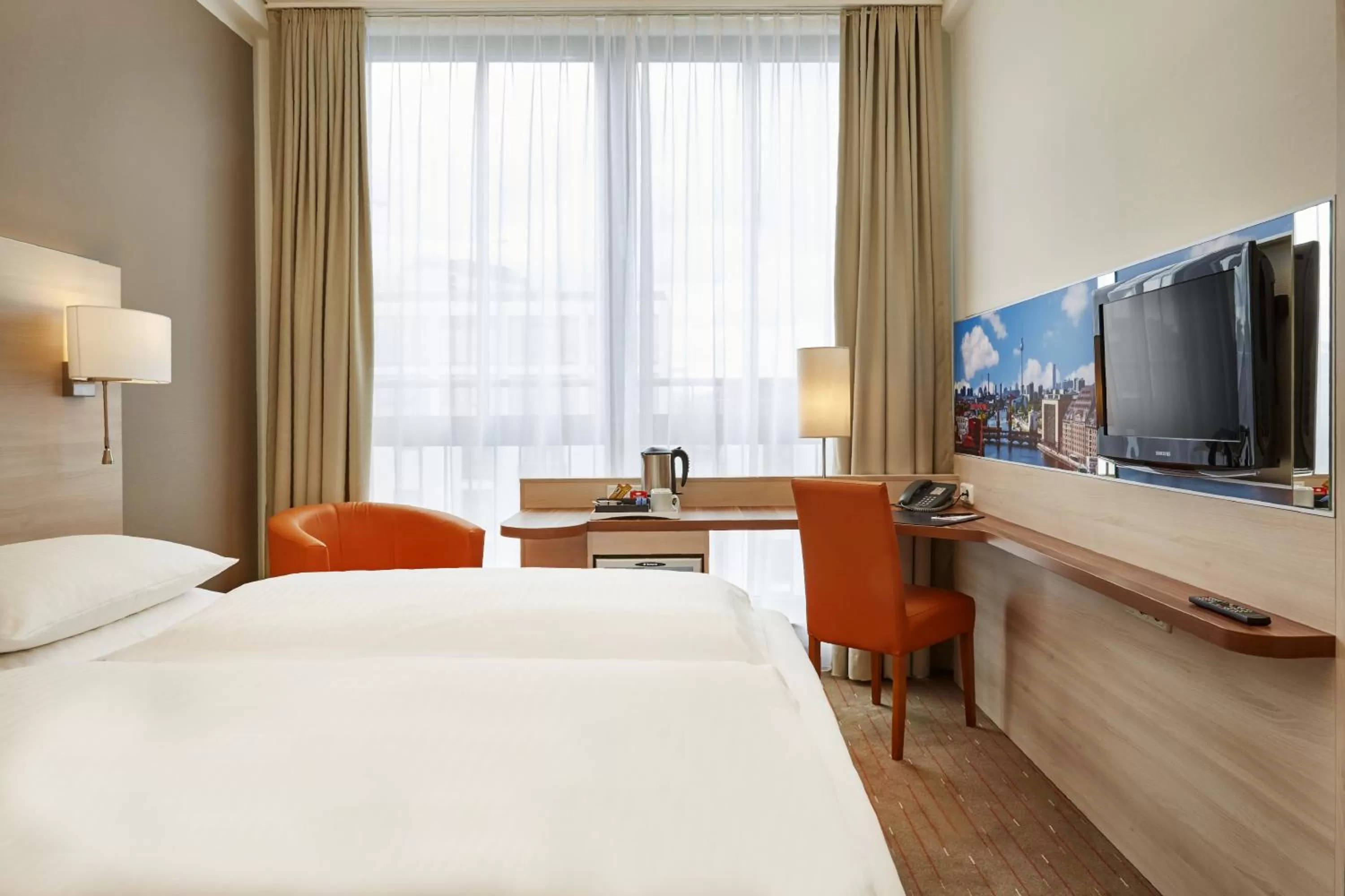 Photo of the whole room, Bed in H+ Hotel Berlin Mitte