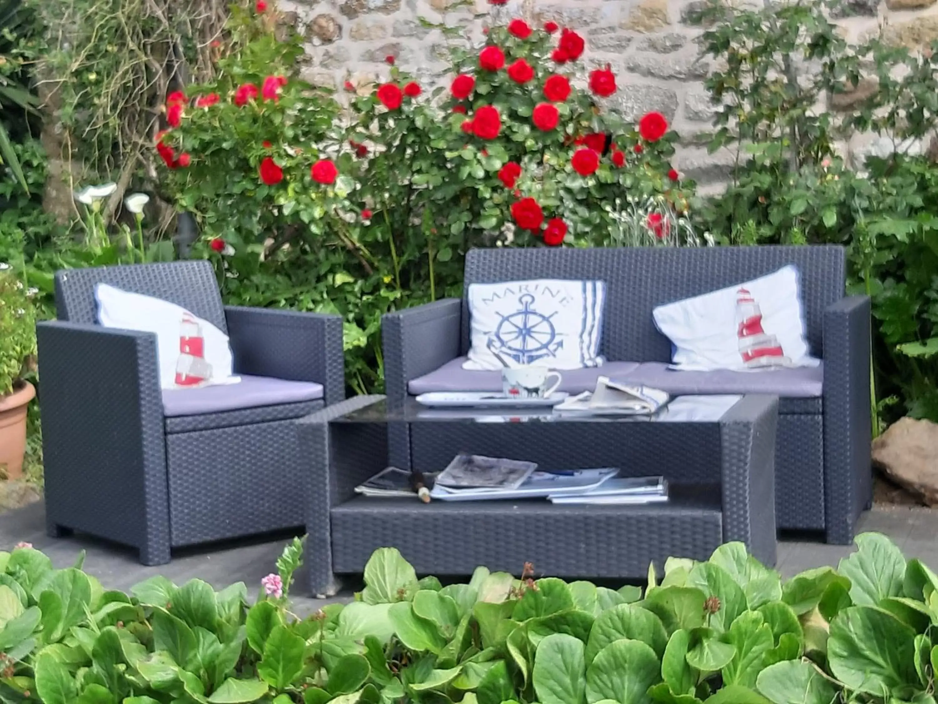 Balcony/Terrace in Manoir de la Peignie