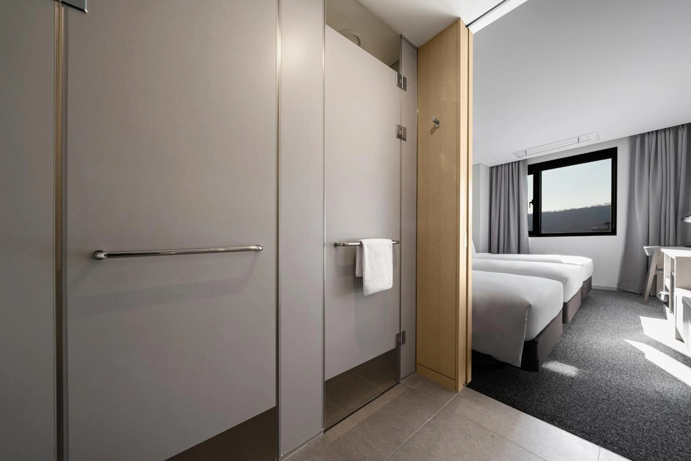 Decorative detail, Bed in Nine Tree by Parnas Seoul Dongdaemun