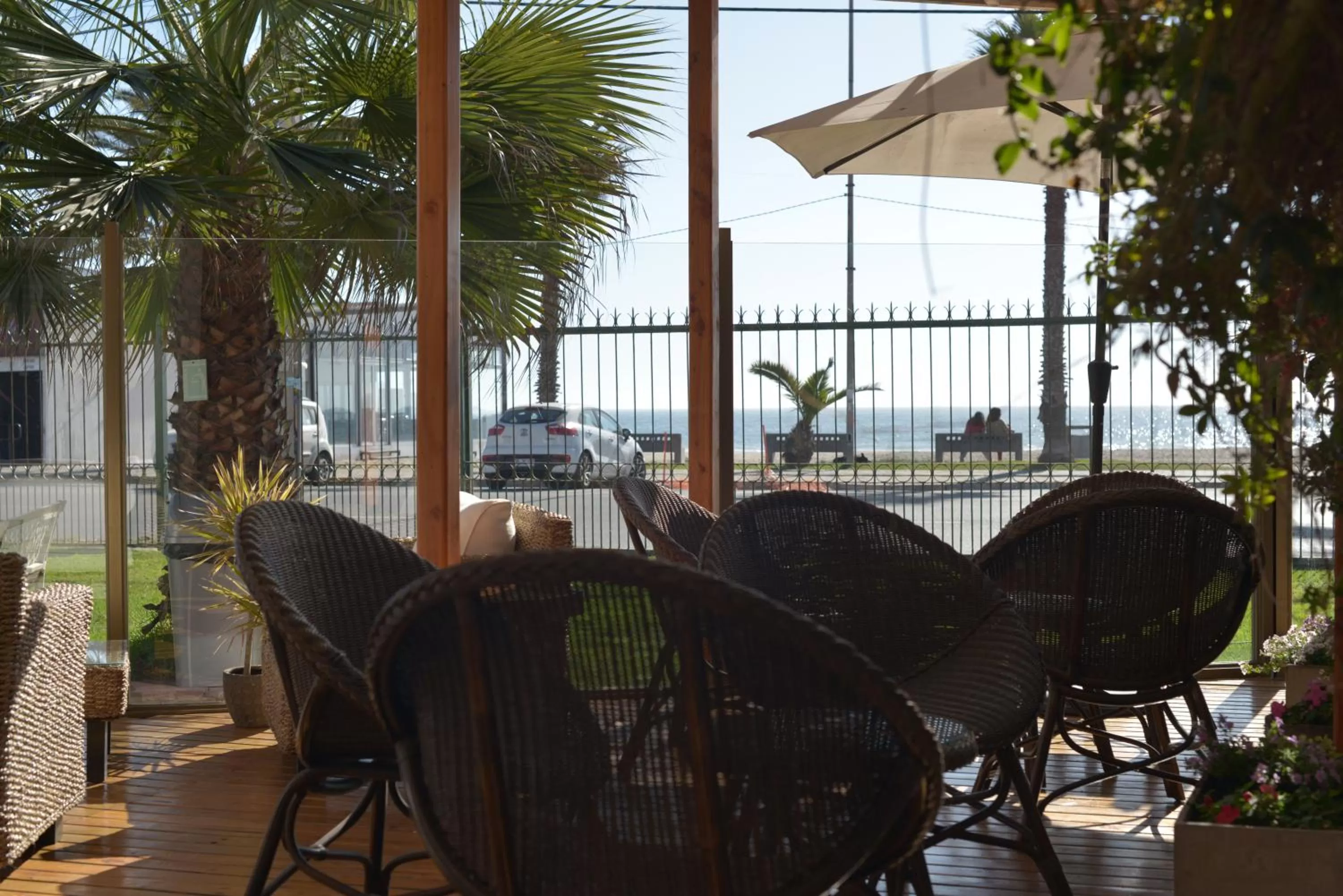 Patio, Lounge/Bar in Hotel La Fuente