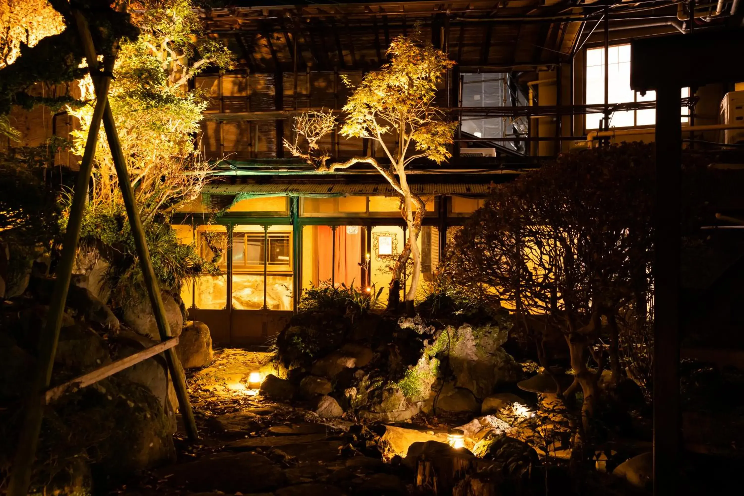 Night, Property Building in Hakoneyumoto Onsen Yaeikan