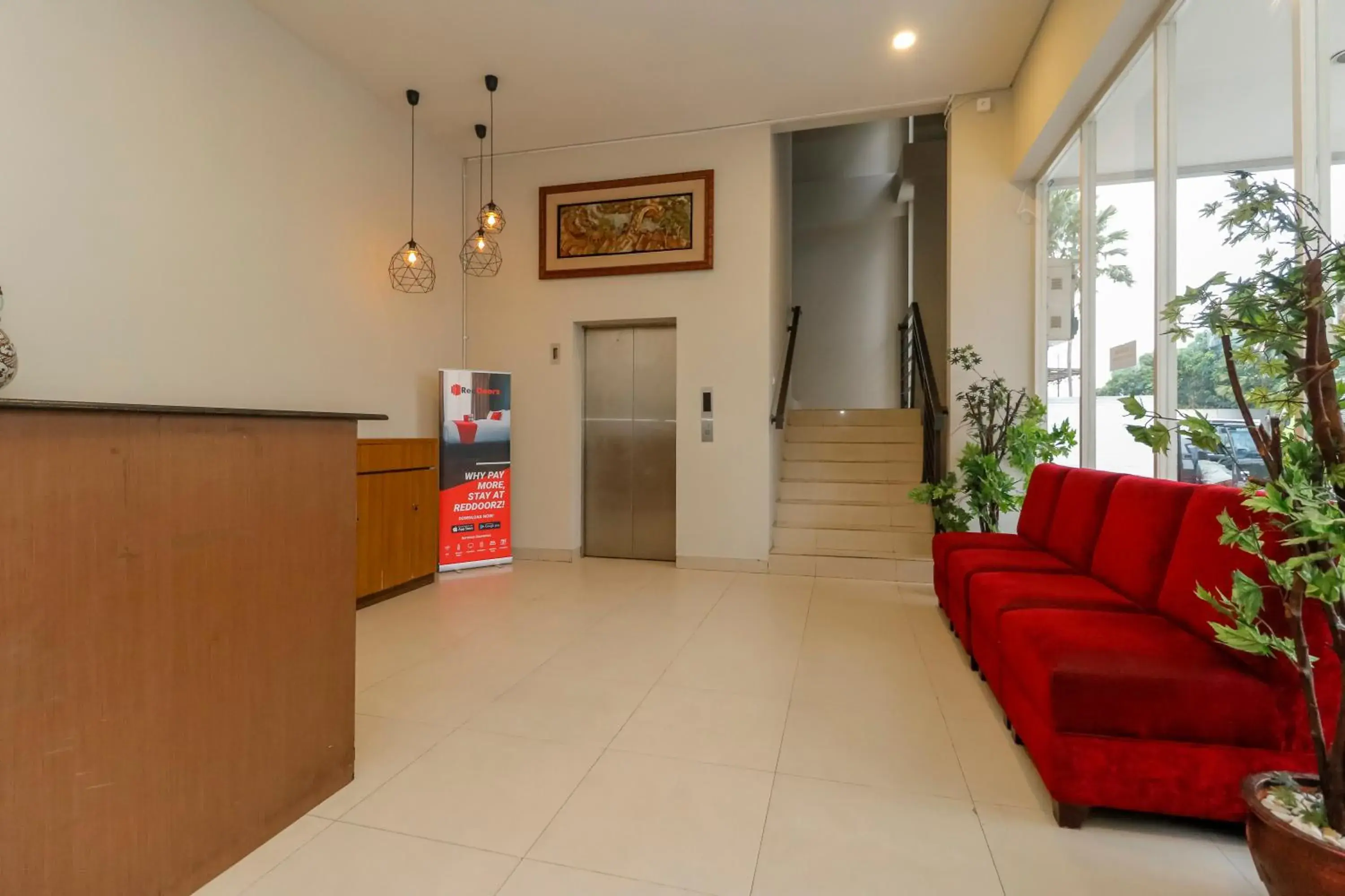 Lobby or reception, Lobby/Reception in RedDoorz Plus @ Kapuk Business Park