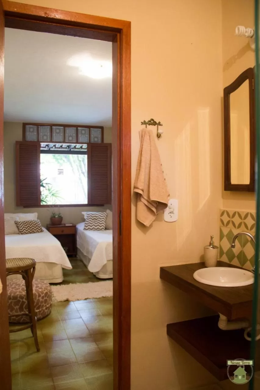 Bathroom in Pousada Nossa Terra
