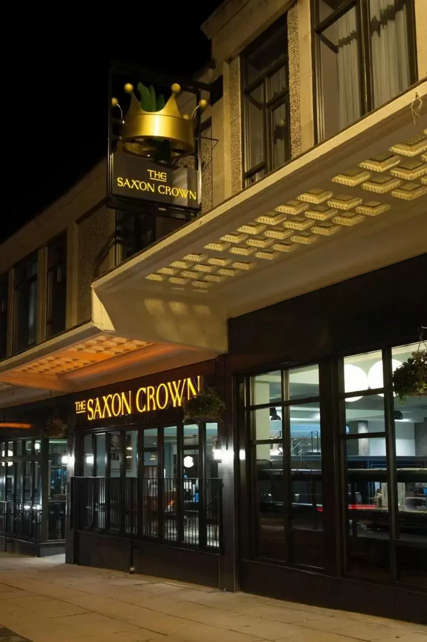 Facade/entrance in The Saxon Crown Wetherspoon