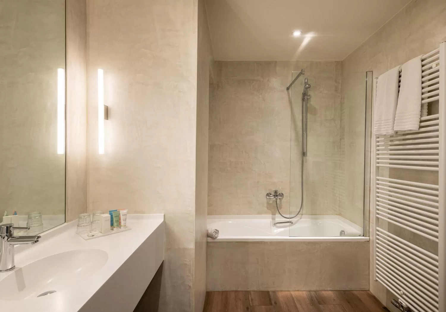 Bathroom in Dukes' Academie Brugge - by Dukes' Hotel Collection