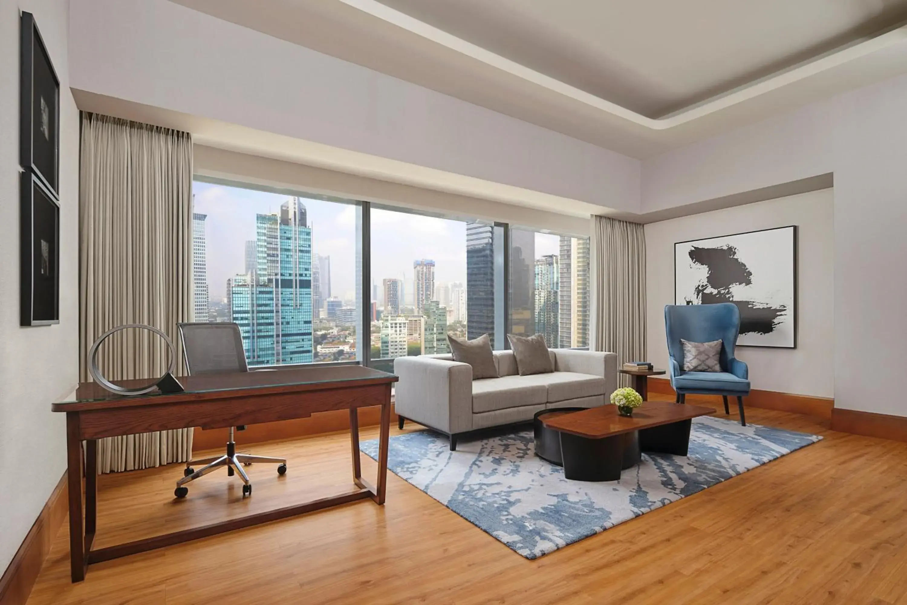 Living room, Seating Area in The Ritz-Carlton Jakarta, Mega Kuningan