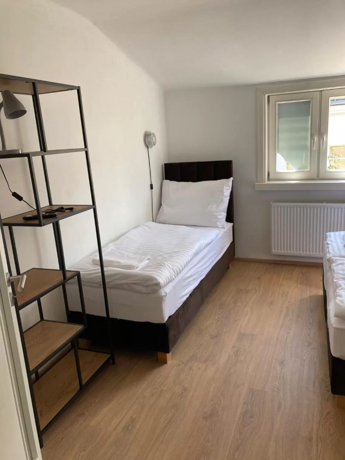 Bed in Žižkov tower suites