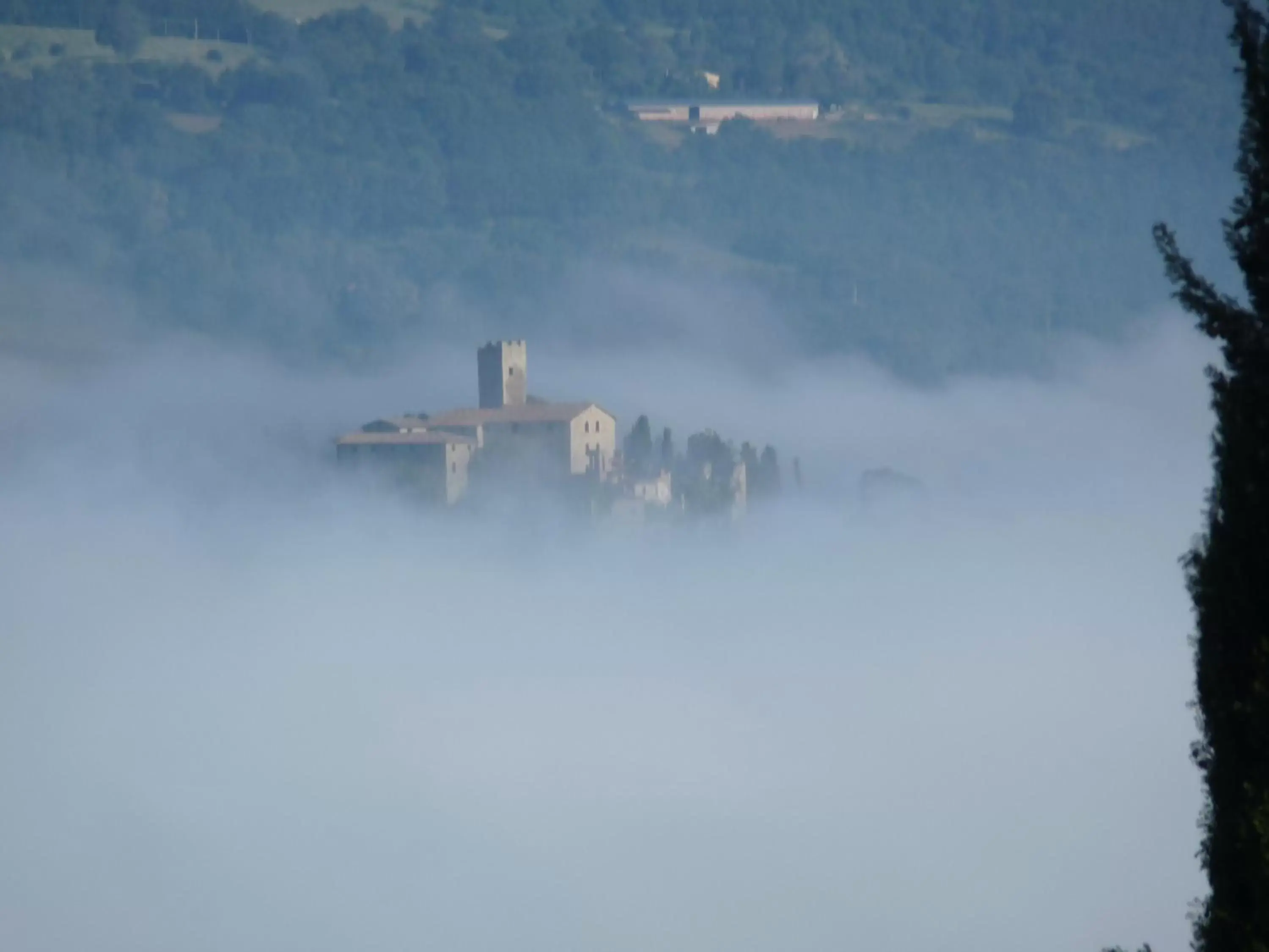 Bird's eye view in Castello Di Giomici