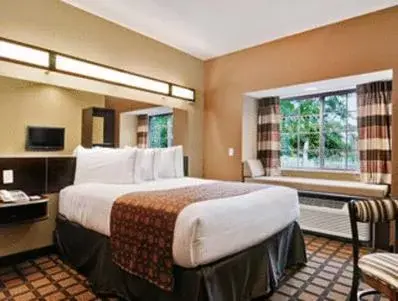 Bed in Microtel Inn & Suites by Wyndham Ozark