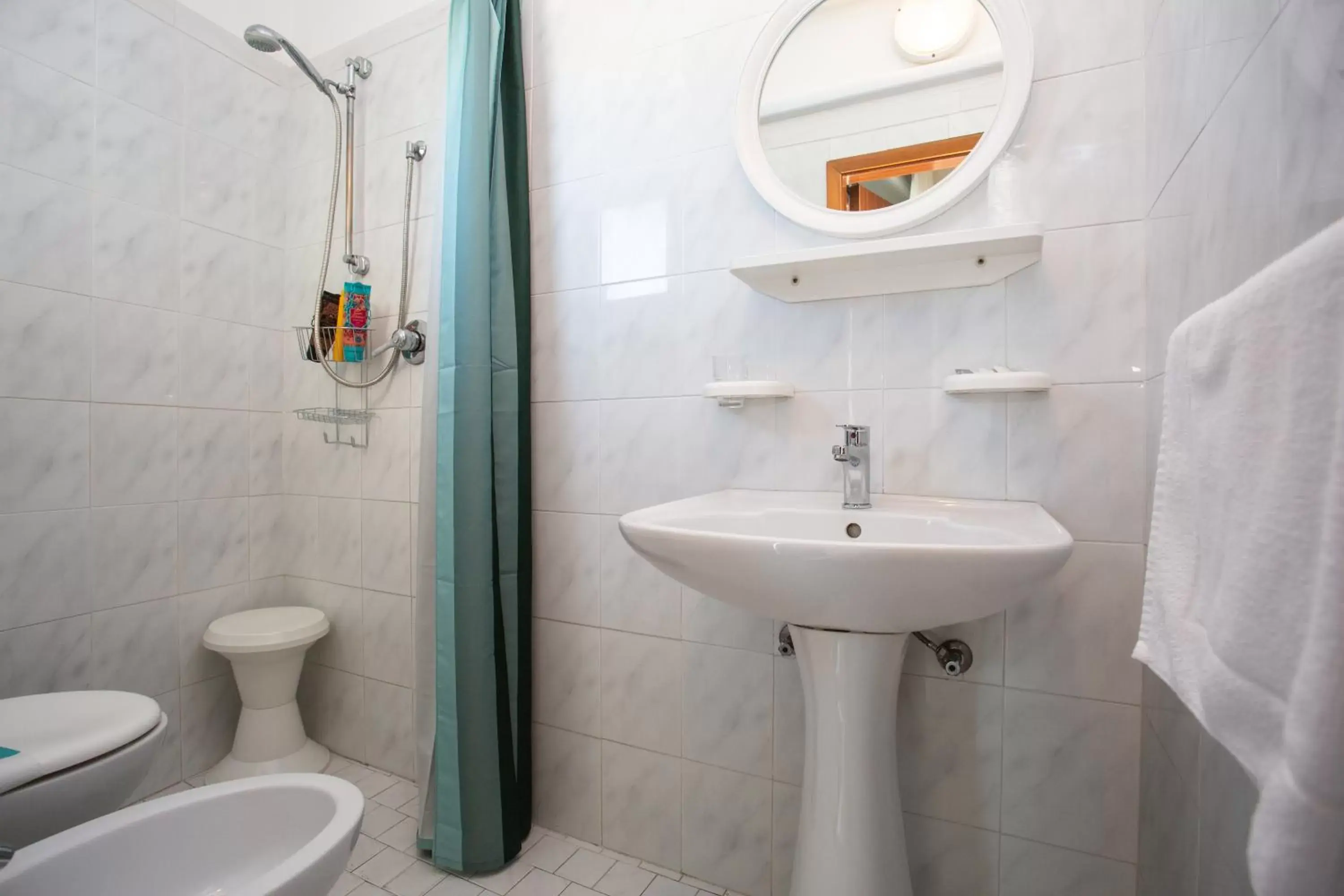 Shower, Bathroom in Hotel Grazia Riccione