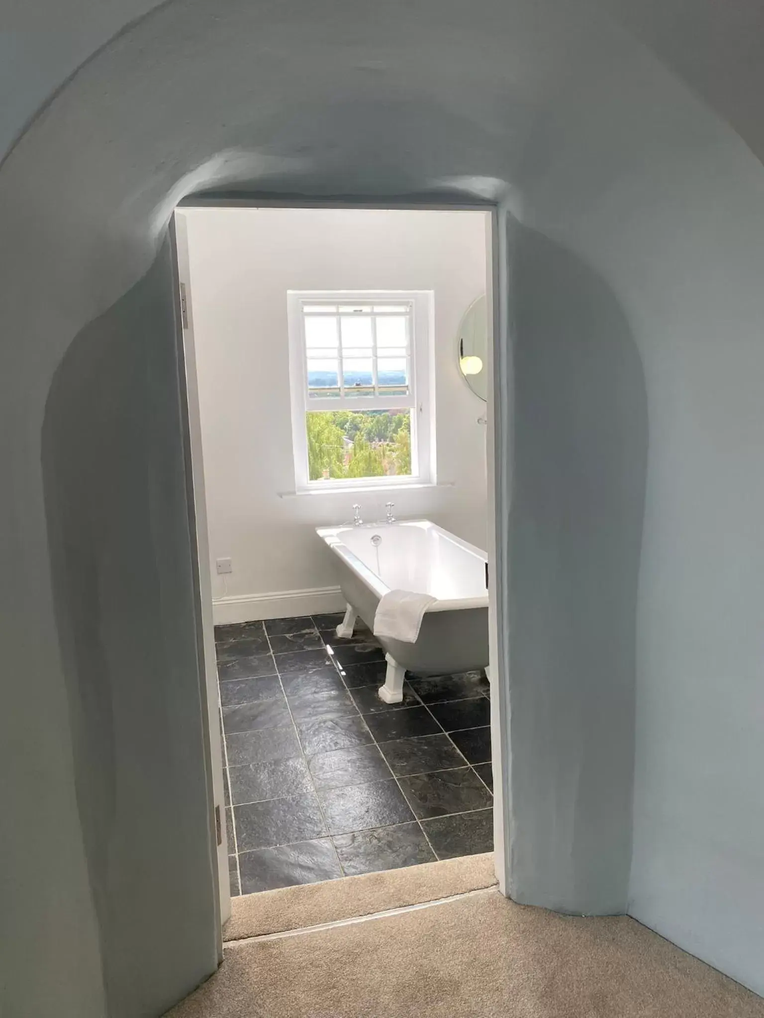 Bathroom in The Castle Inn Bradford on Avon