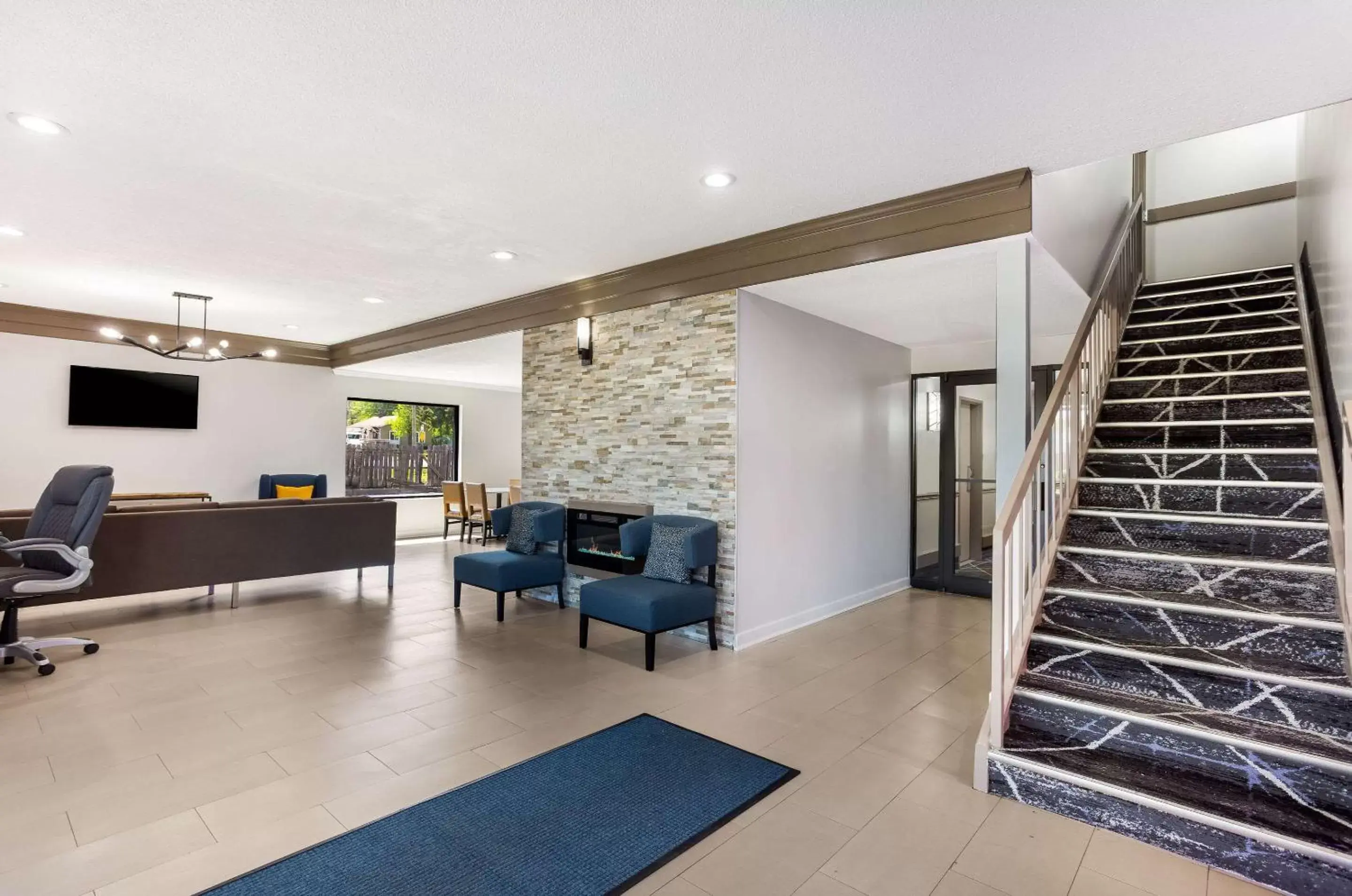 Lobby or reception in Quality Inn South Bend near Notre Dame Lobby or reception in Quality Inn South Bend near Notre Dame