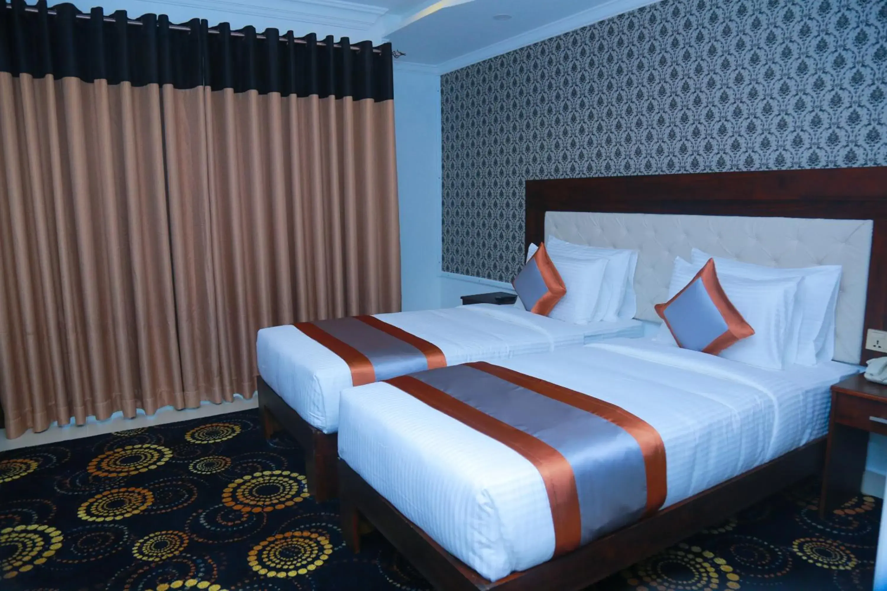 Photo of the whole room, Bed in Galaxy Grand Hotel