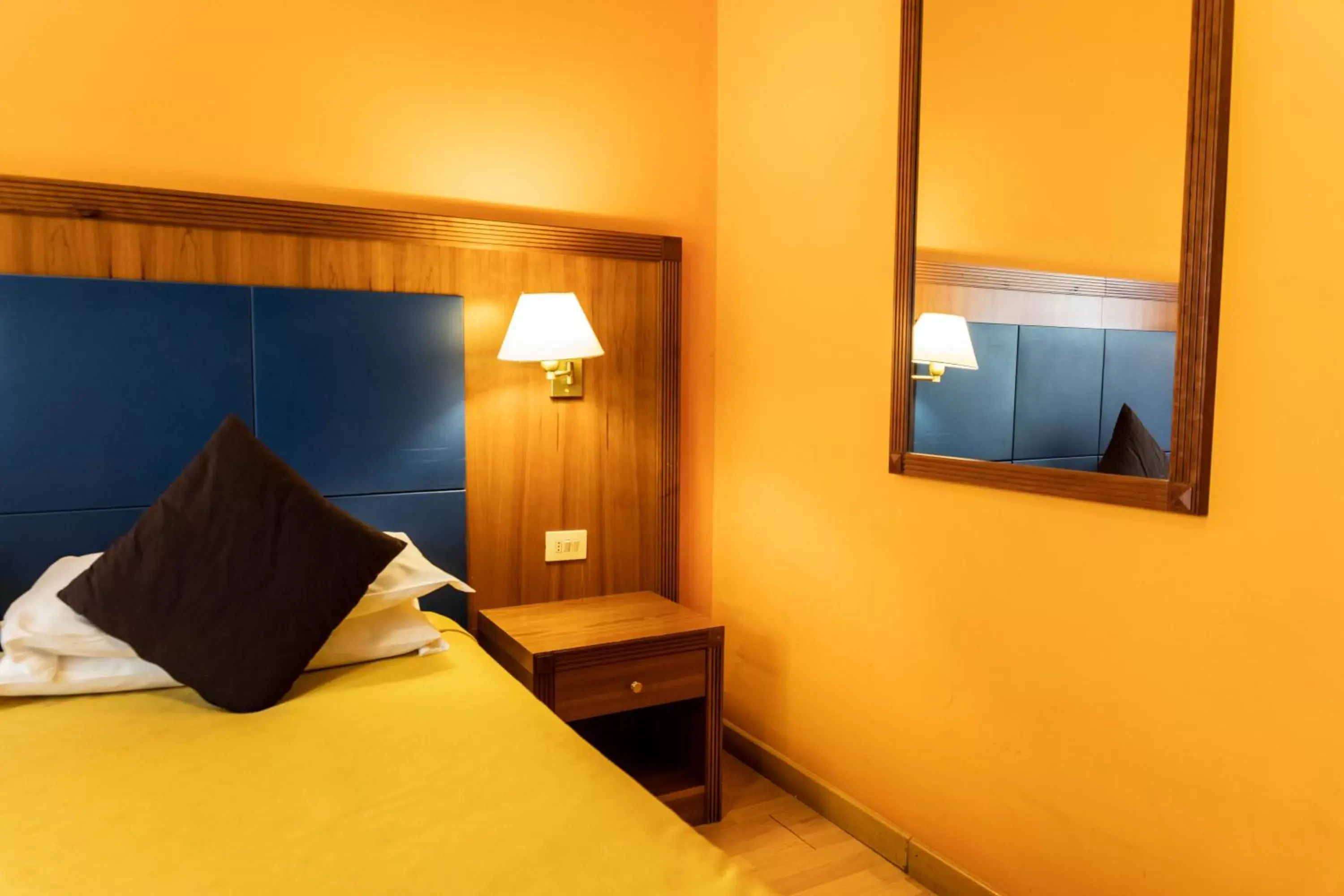 Bed in Hotel Berlino