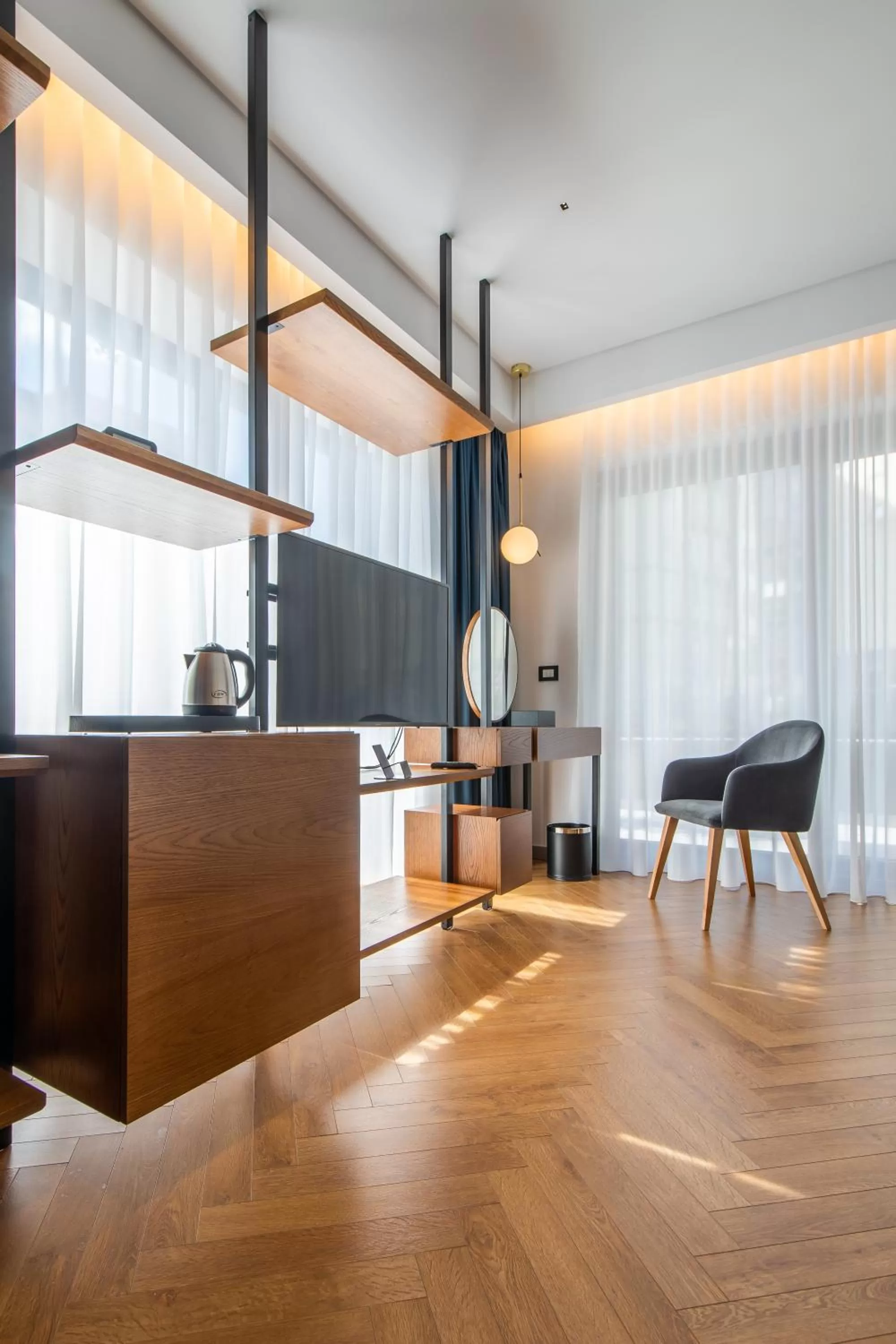 Living room in Moncafe Boutique Hotel & SPA Tirana