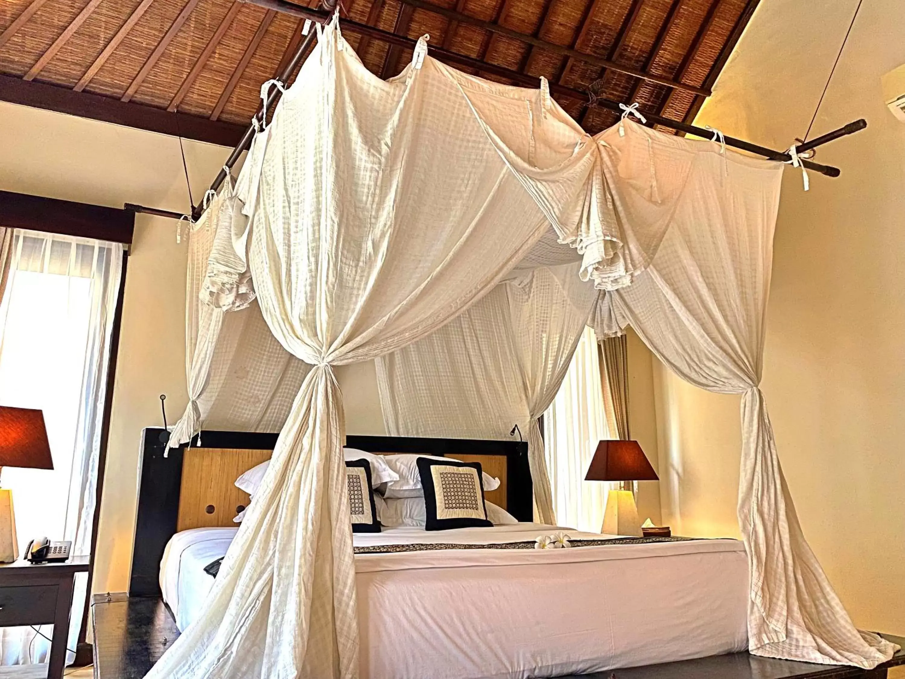 Bed in Barong Resort and Spa