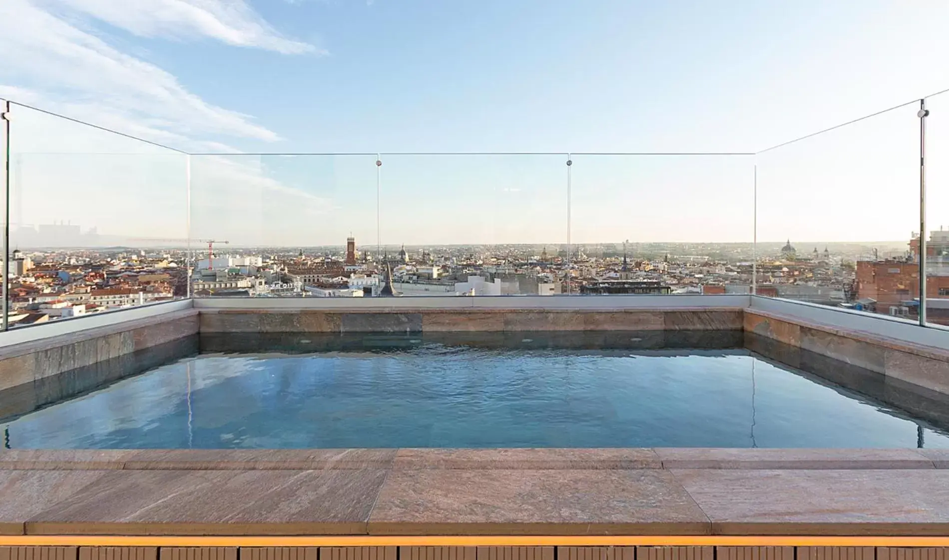 Pool view in Pestana CR7 Gran Vía Madrid Pool view in Pestana CR7 Gran Vía Madrid