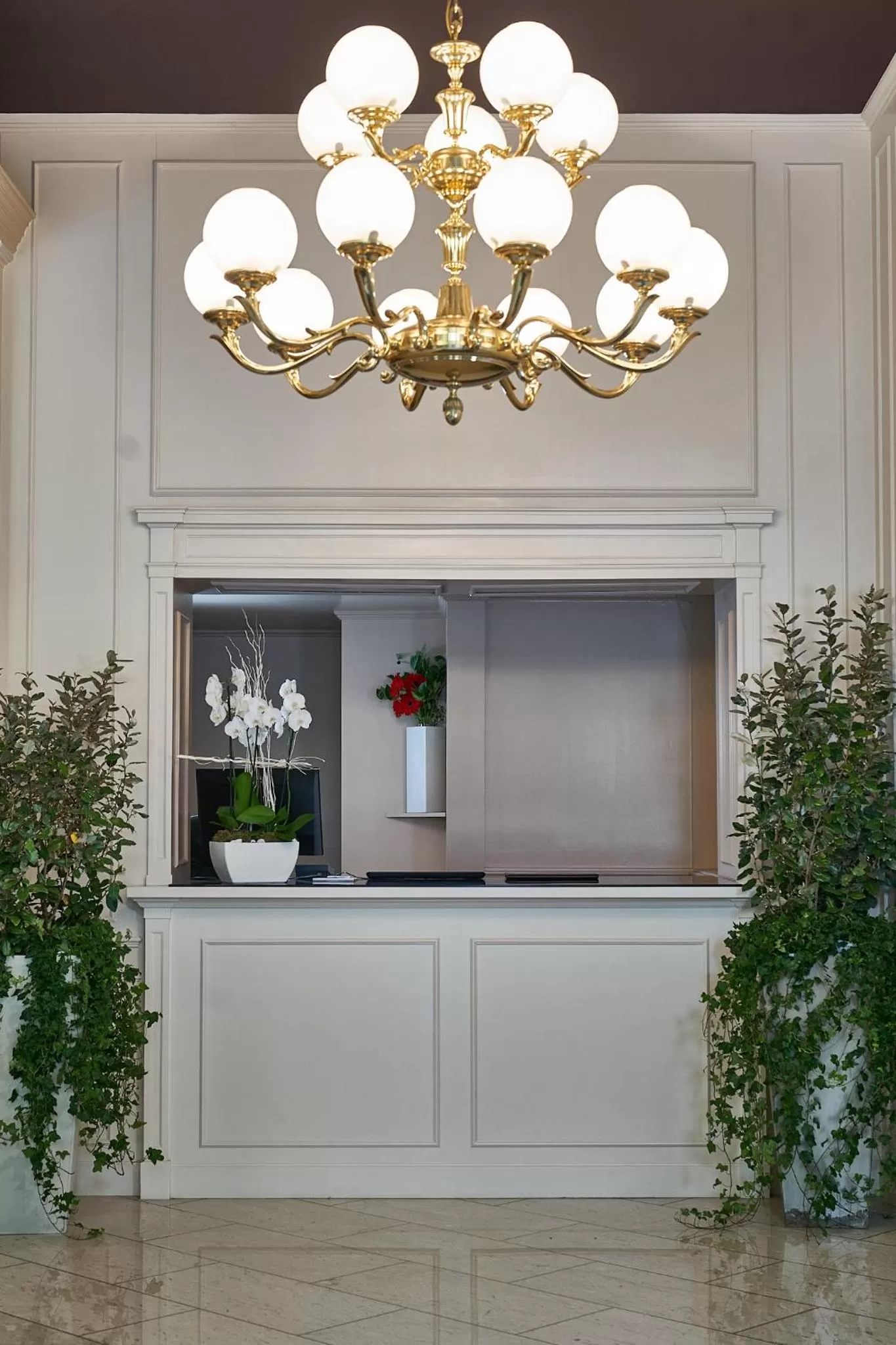 Lobby or reception in Hotel Astoria