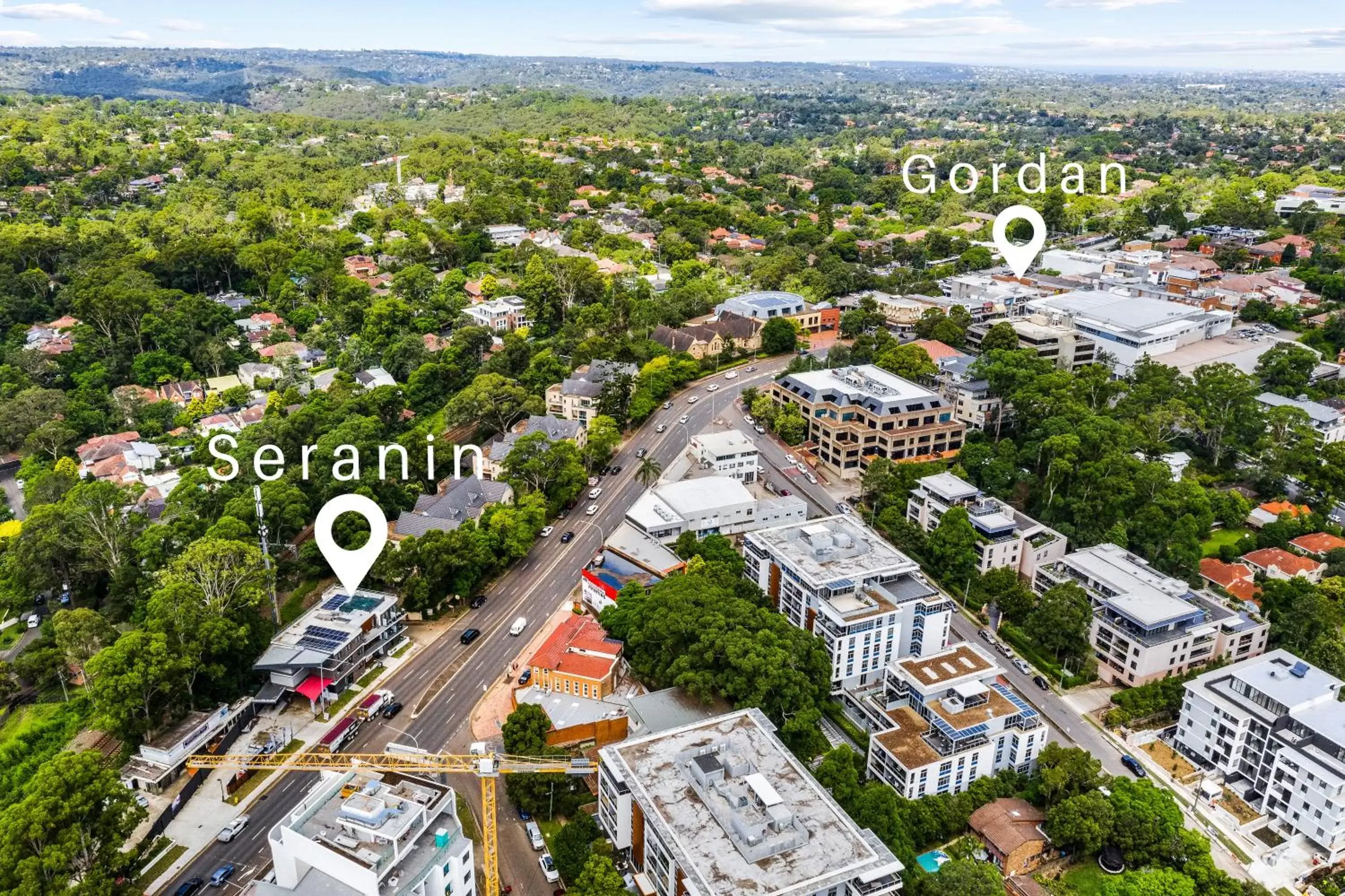 Property building, Bird's-eye View in Seranin | Gordon