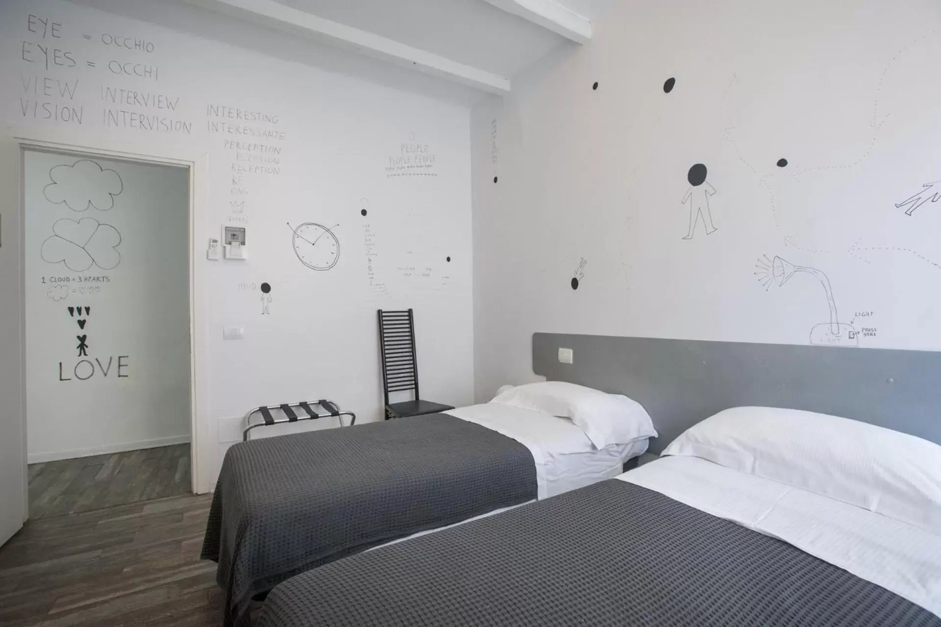 Bed in Boutique Hotel Novecento