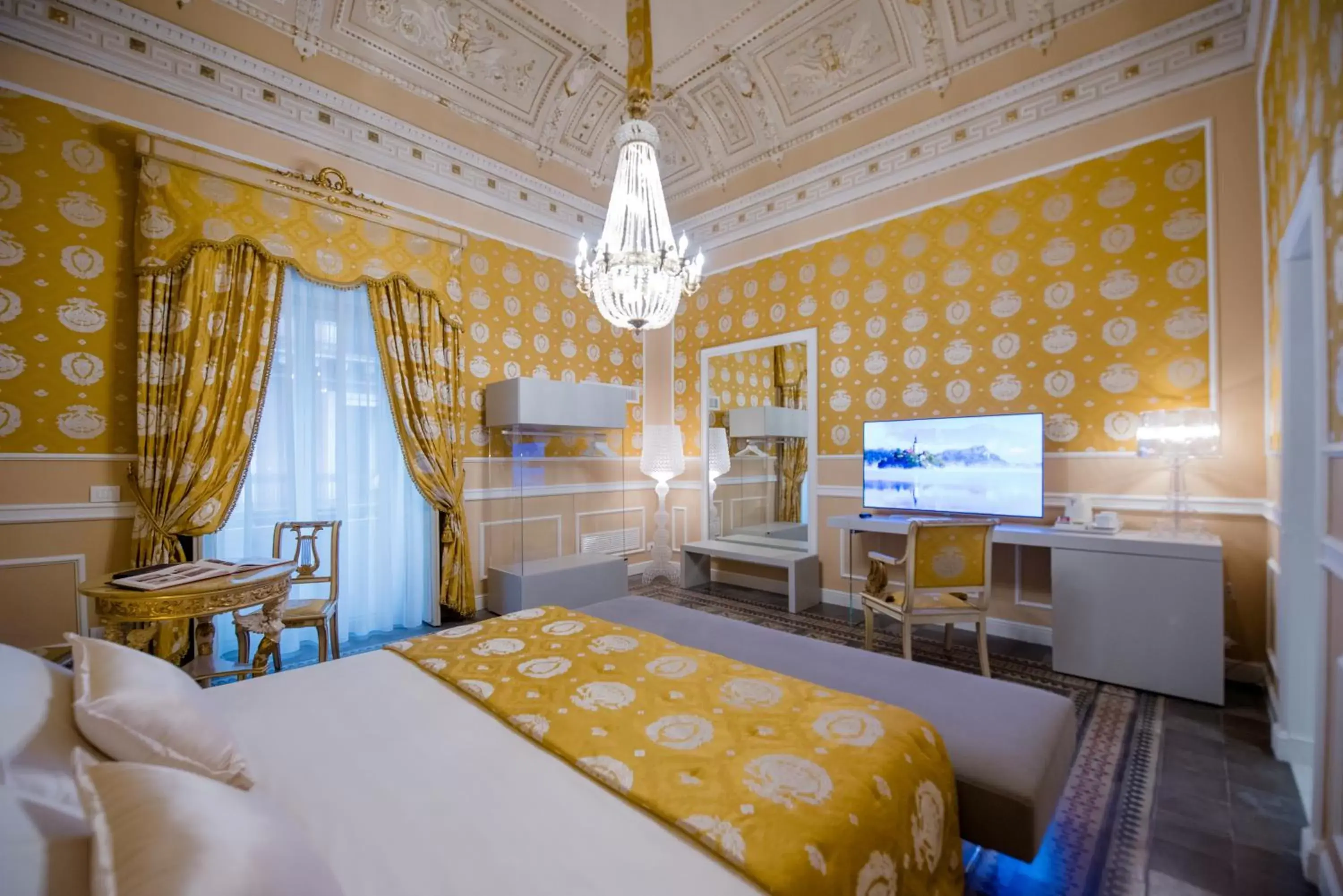 Bedroom, Bed in Palazzo Marletta Luxury House Hotel