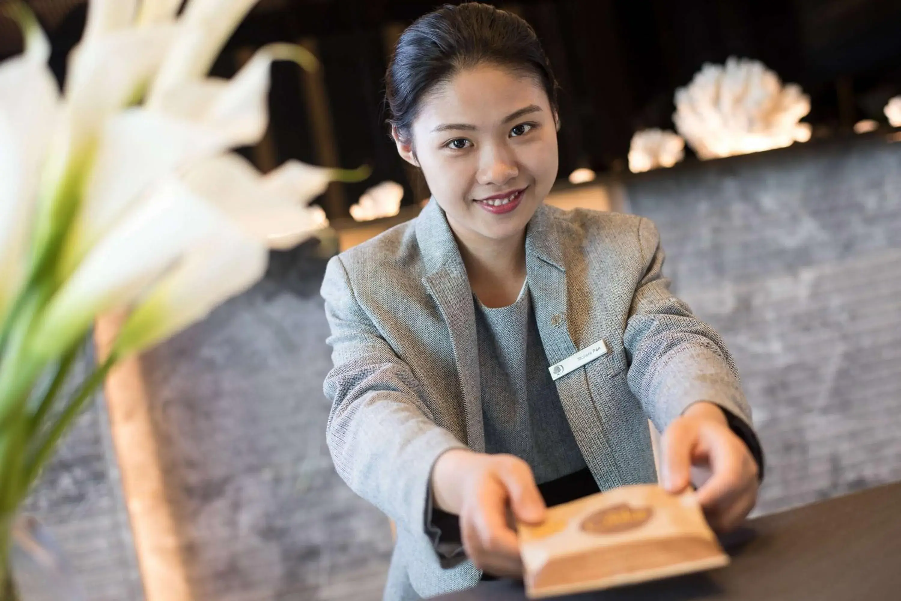 Lobby or reception in Doubletree By Hilton Qingdao Oriental Movie Metropolis Lobby or reception in Doubletree By Hilton Qingdao Oriental Movie Metropolis