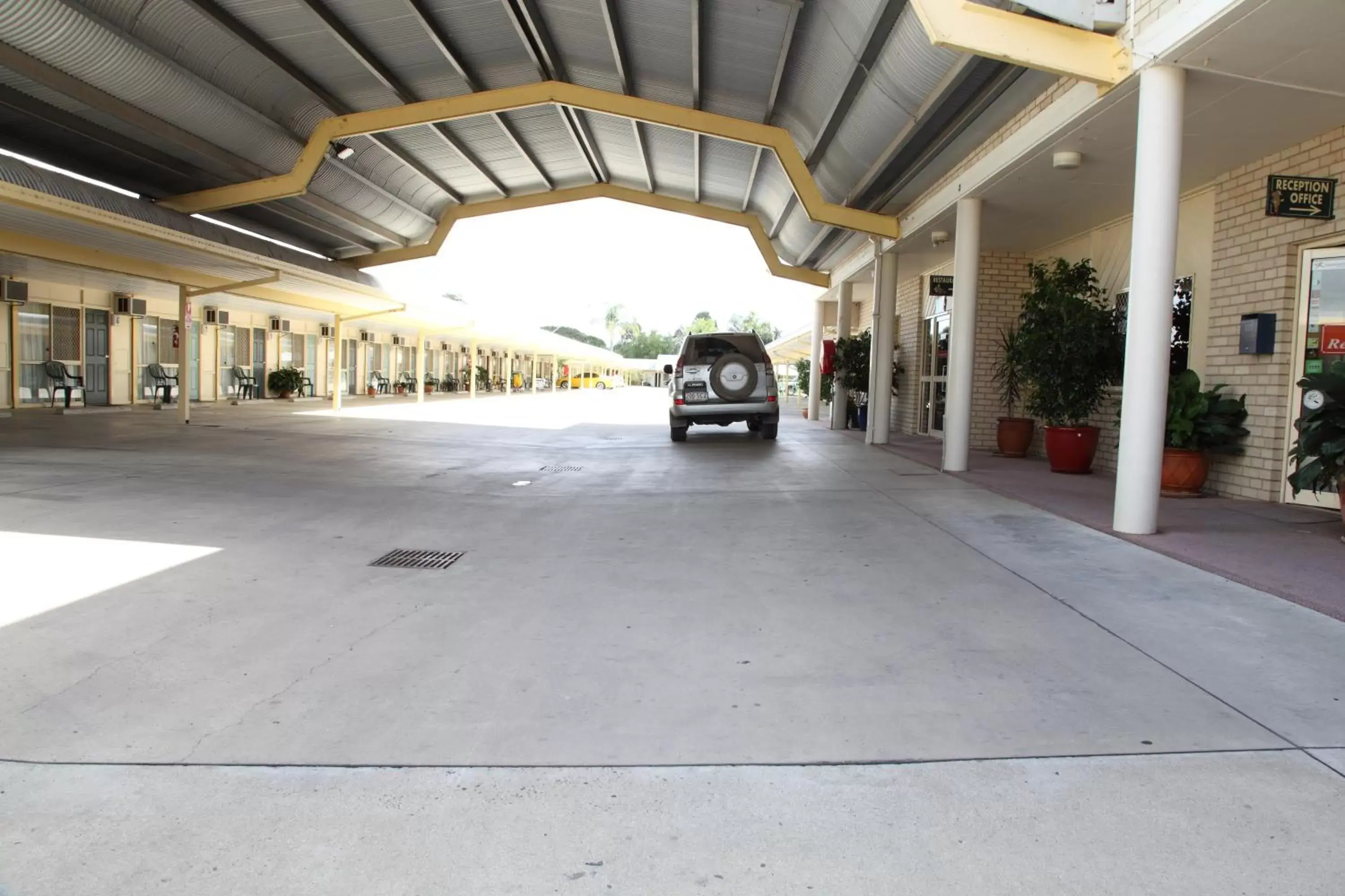 Facade/entrance in Jolly Swagman Motor Inn