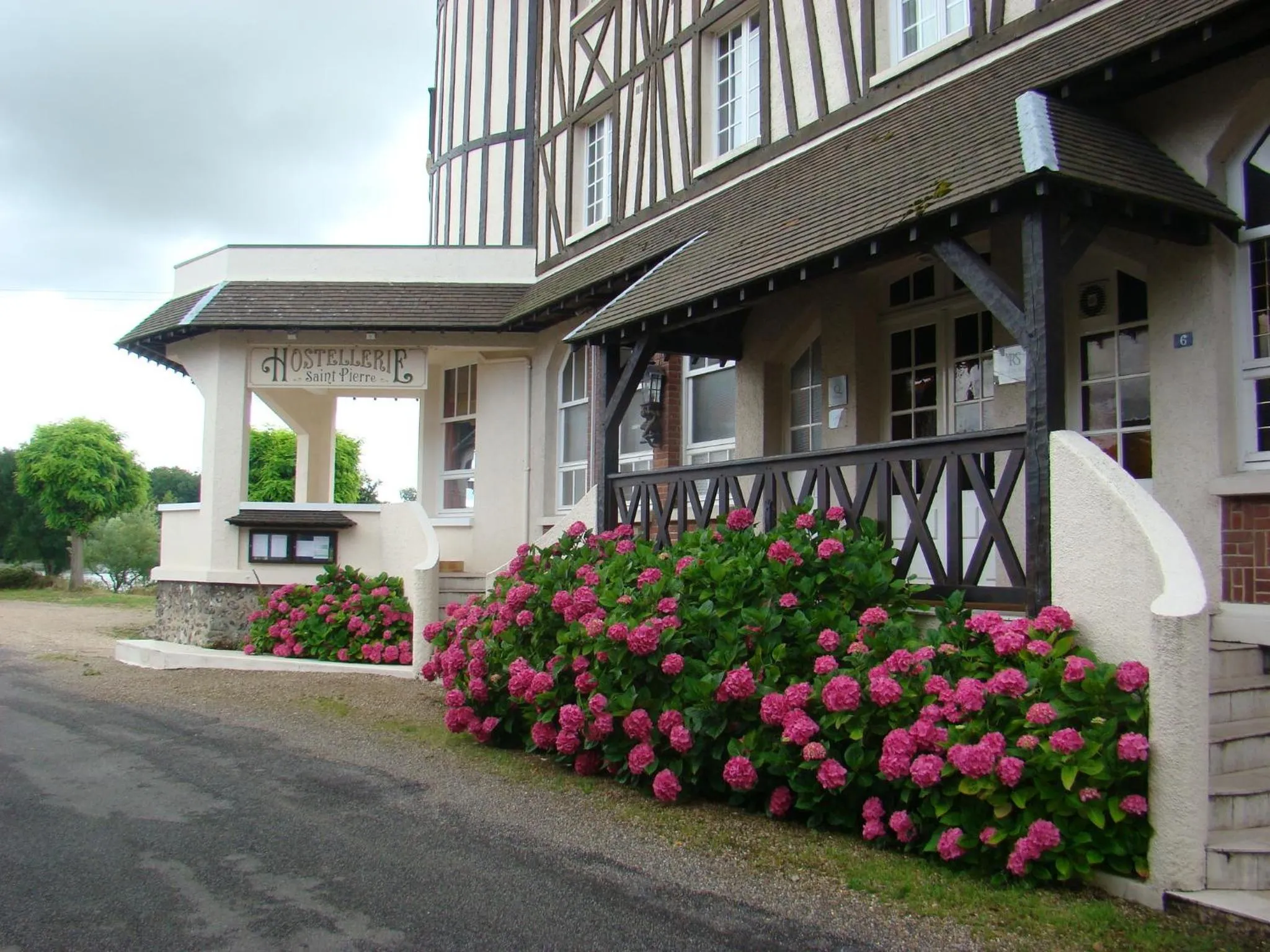 Balcony/Terrace in Hostellerie Saint Pierre