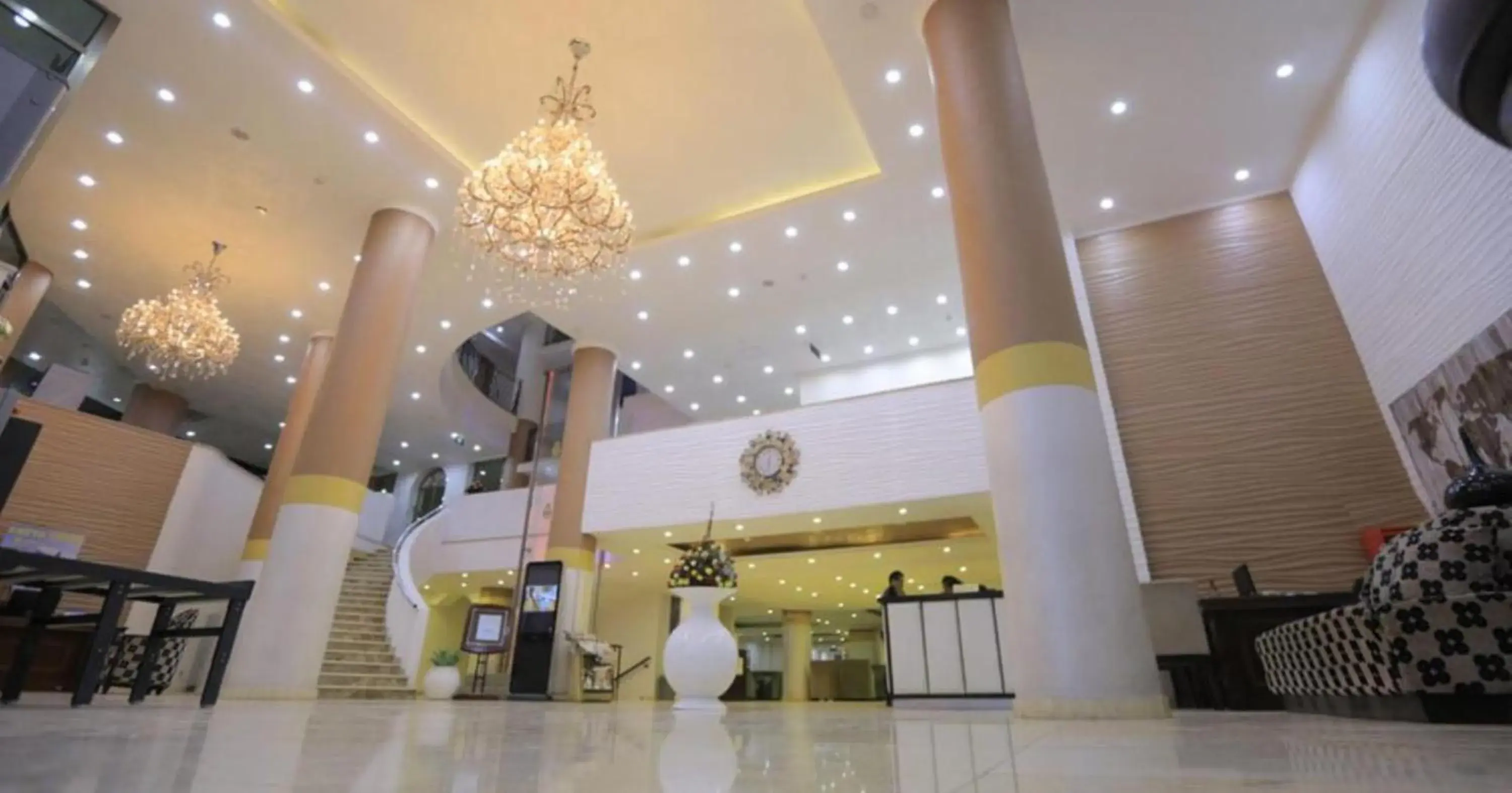 Lobby or reception, Lobby/Reception in Saro-Maria Hotel