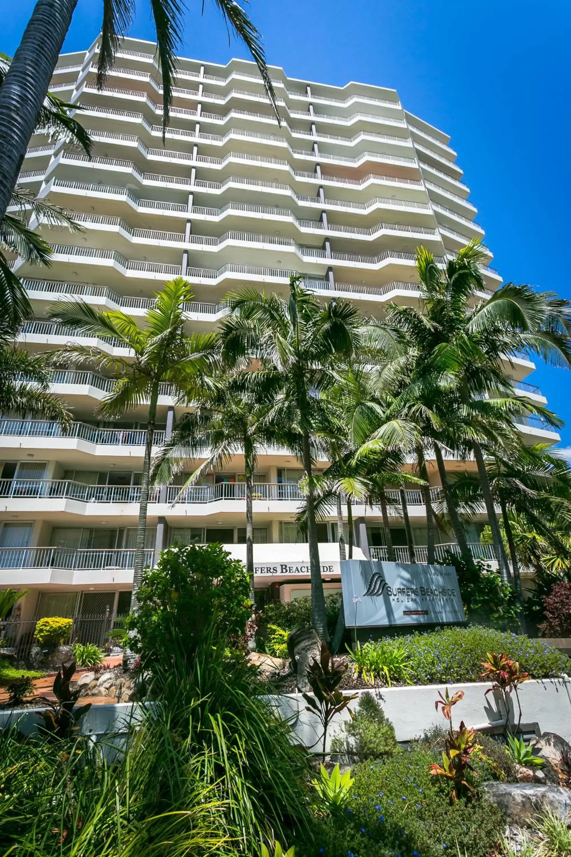 Facade/entrance, Property Building in Surfers Beachside Holiday Apartments