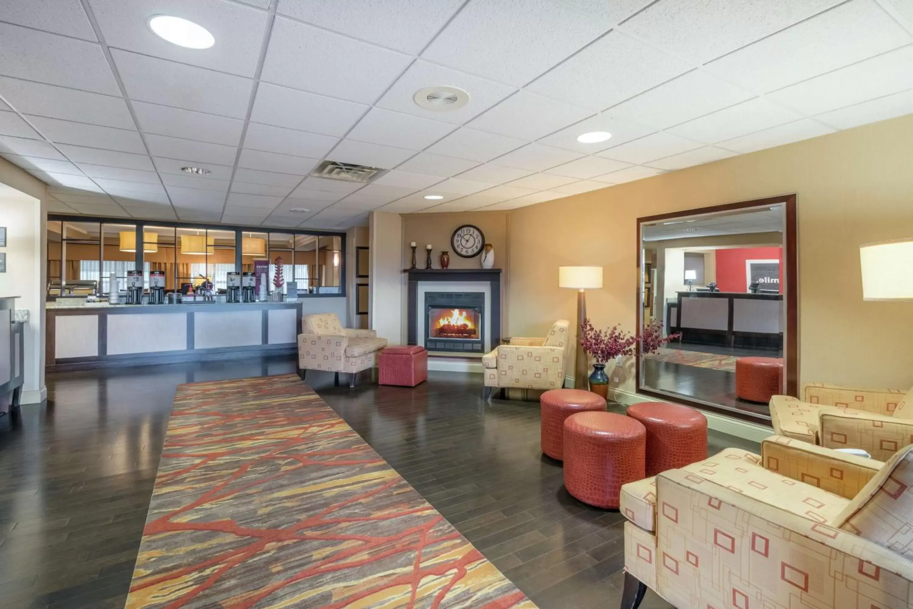 Lobby or reception in Hampton Inn Corydon