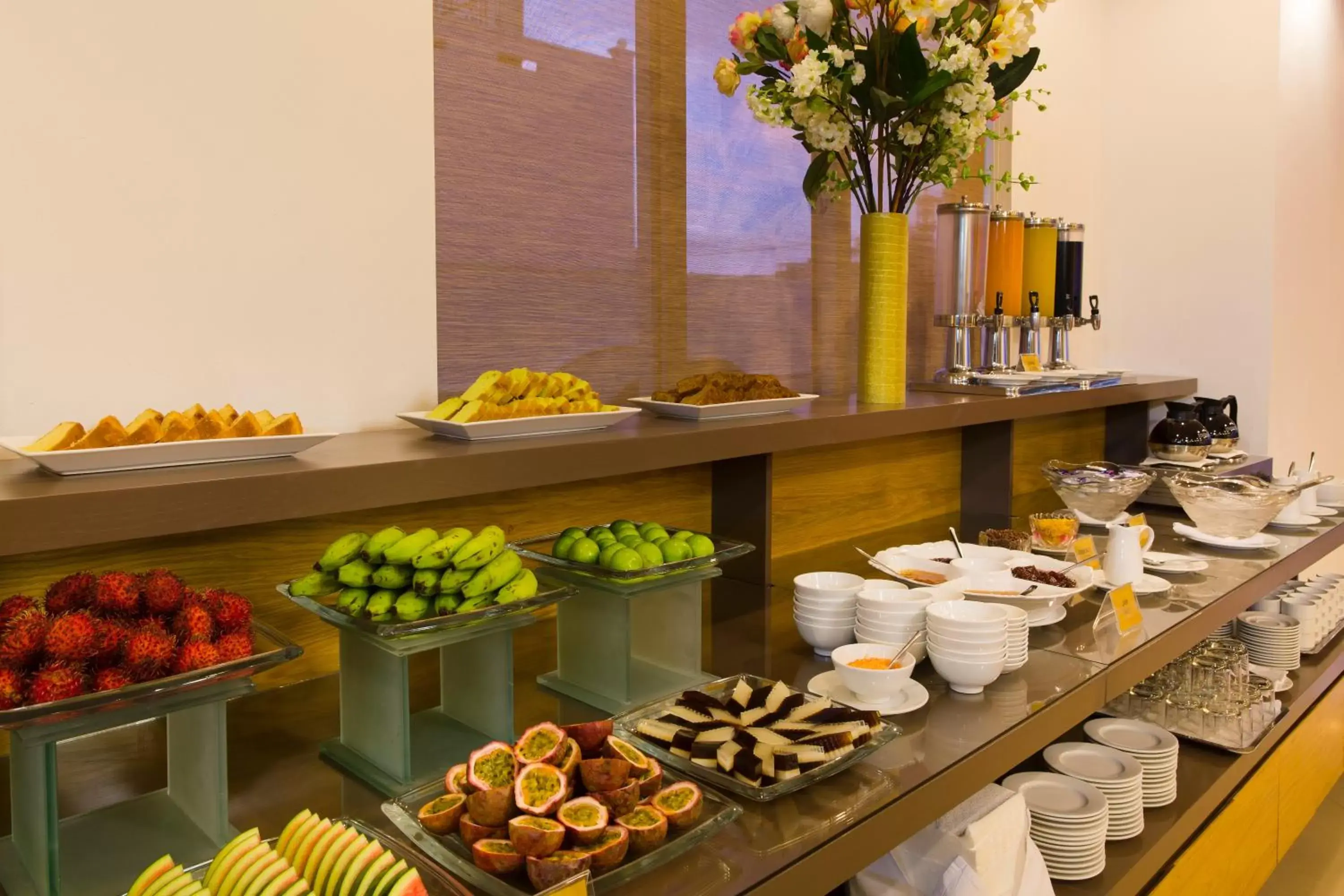 Buffet breakfast, Food in Starlet Hotel