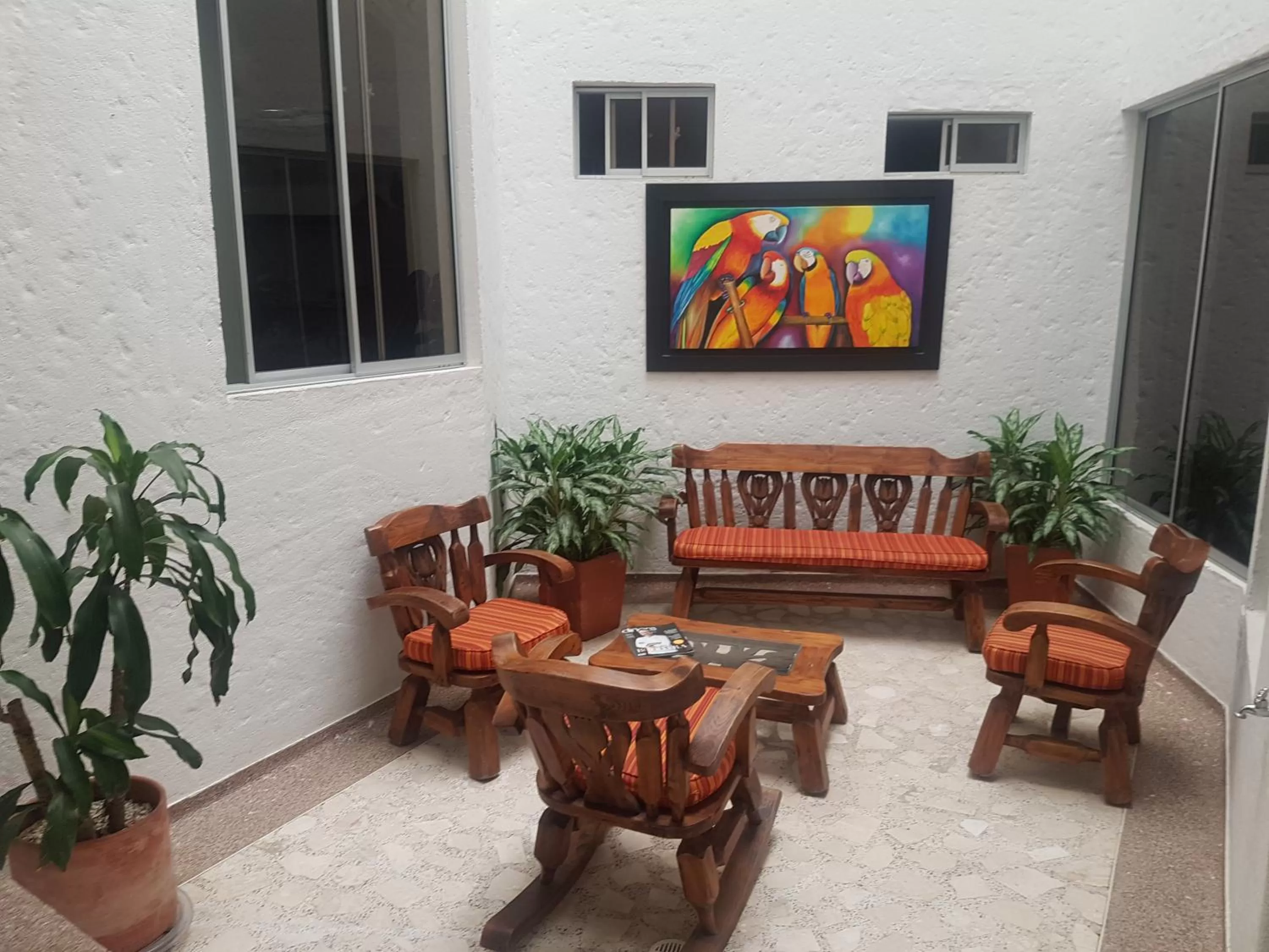 On site in Blue Star Hotel