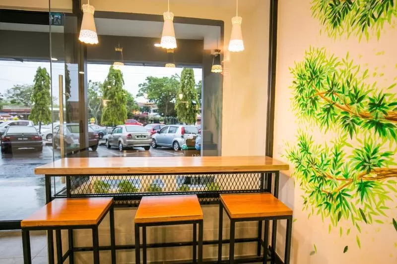 Seating area in Urban Inn, Jitra