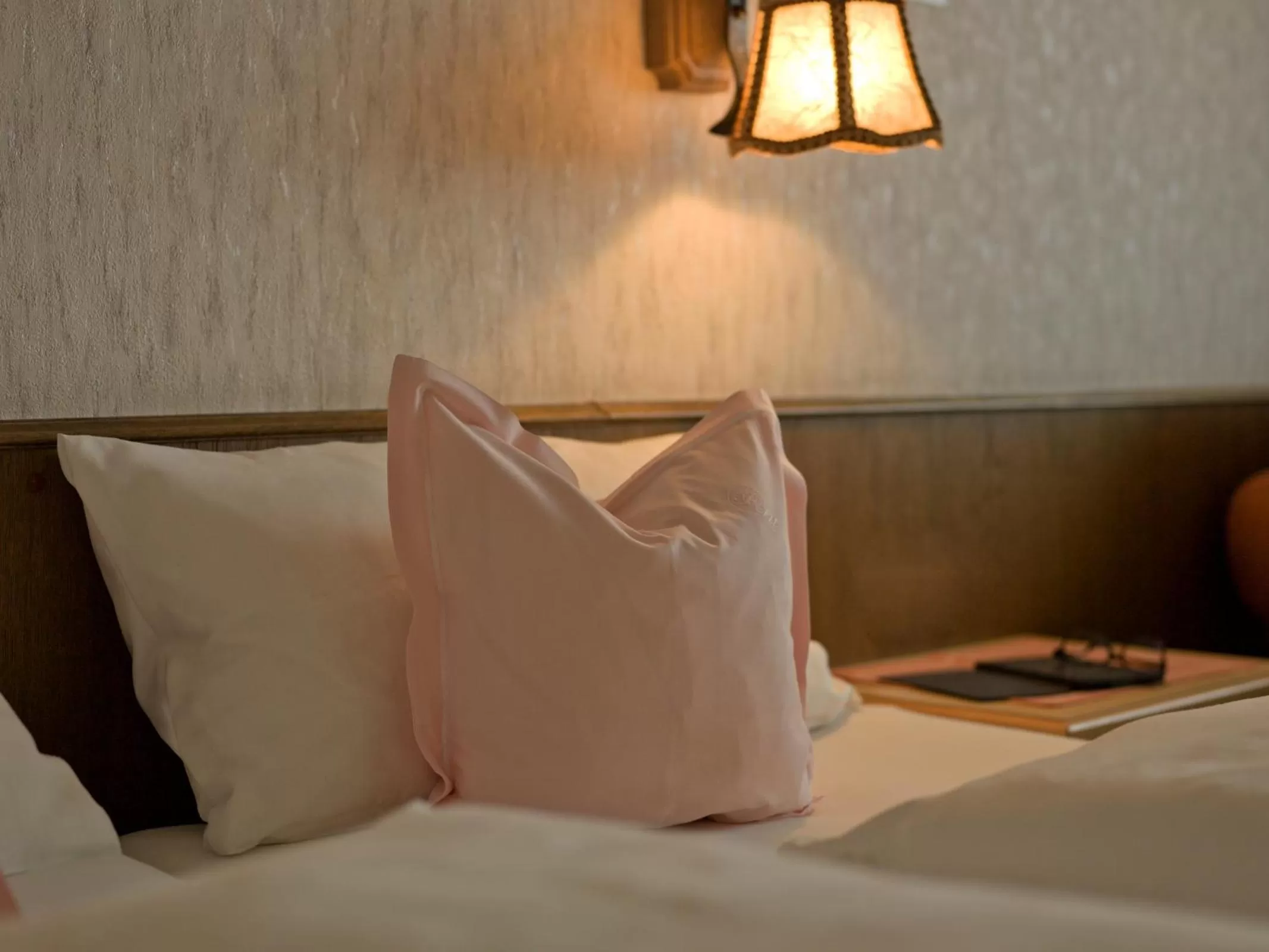 Decorative detail, Bed in Hotel Pension Fent